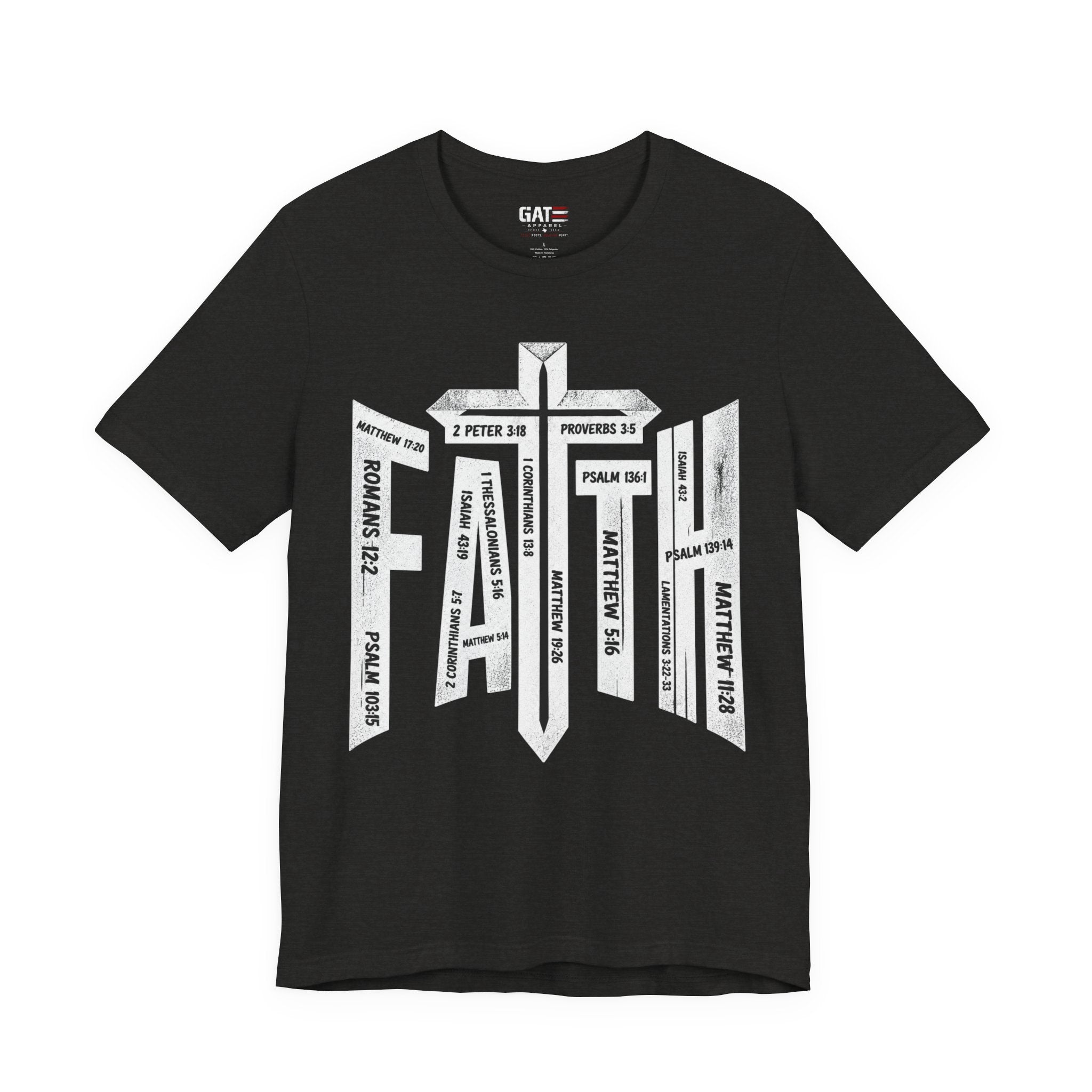 Faith Cross T-Shirt – Bible Verse Reference Graphic Tee