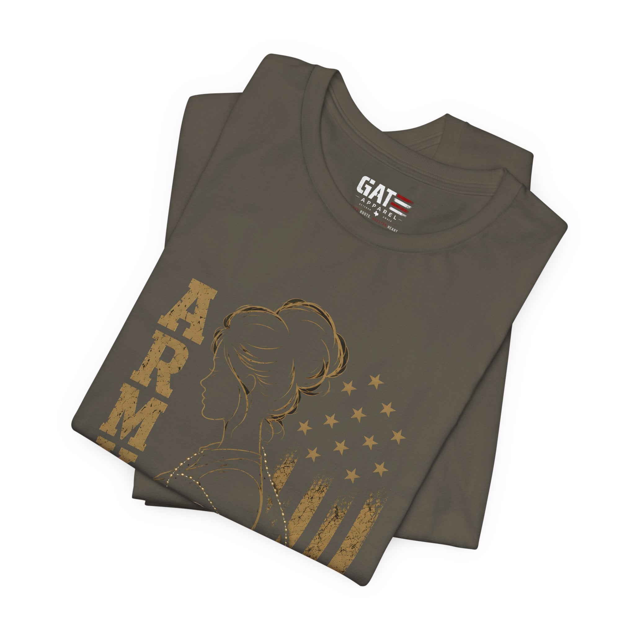 Female Army Veteran Shirt, Women Veteran Tee, Patriotic Military Shirt for Women, Army Mom Gift, Veteran Pride Shirt, Female Veteran Apparel