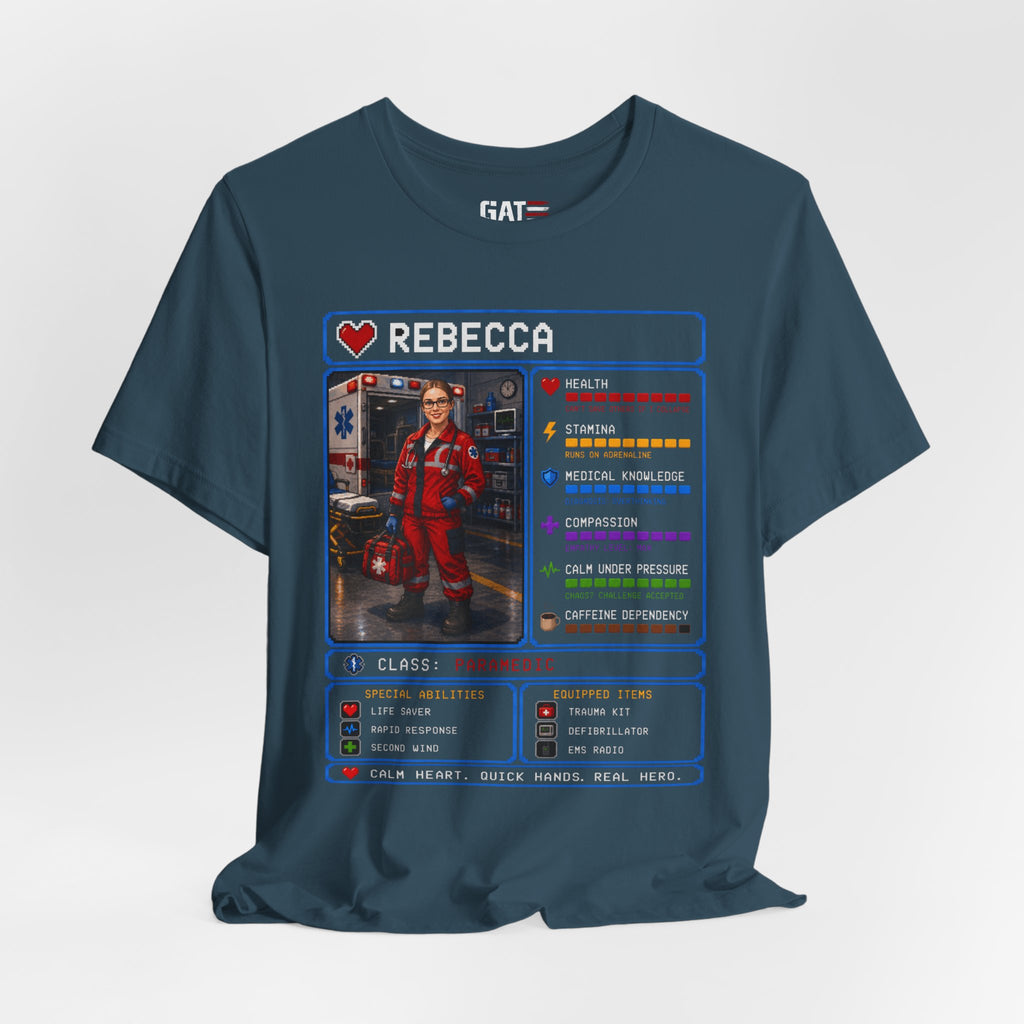 Custom Paramedic RPG Character Shirt | Personalized EMT Gift