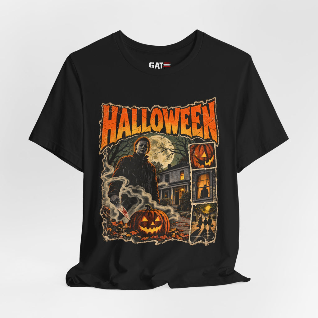 Halloween Haunted House Shirt | Grim Reaper Pumpkin Tee