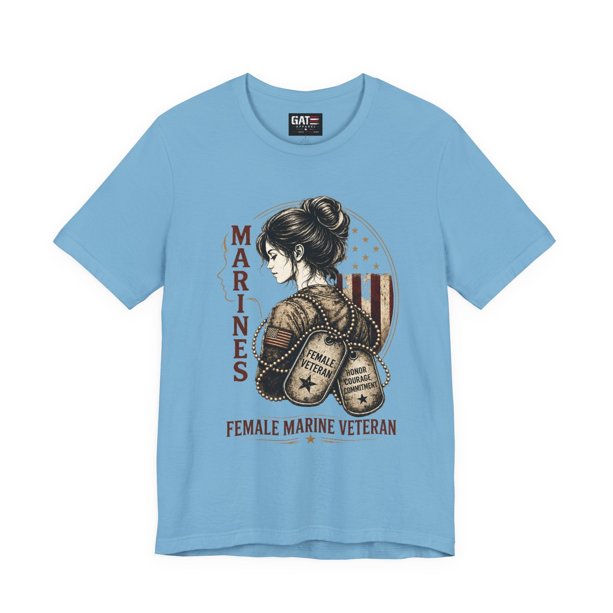 Female Marine Veteran Shirt Women Veteran Tee, Female Veteran Gift, Patriotic Military Shirt Women