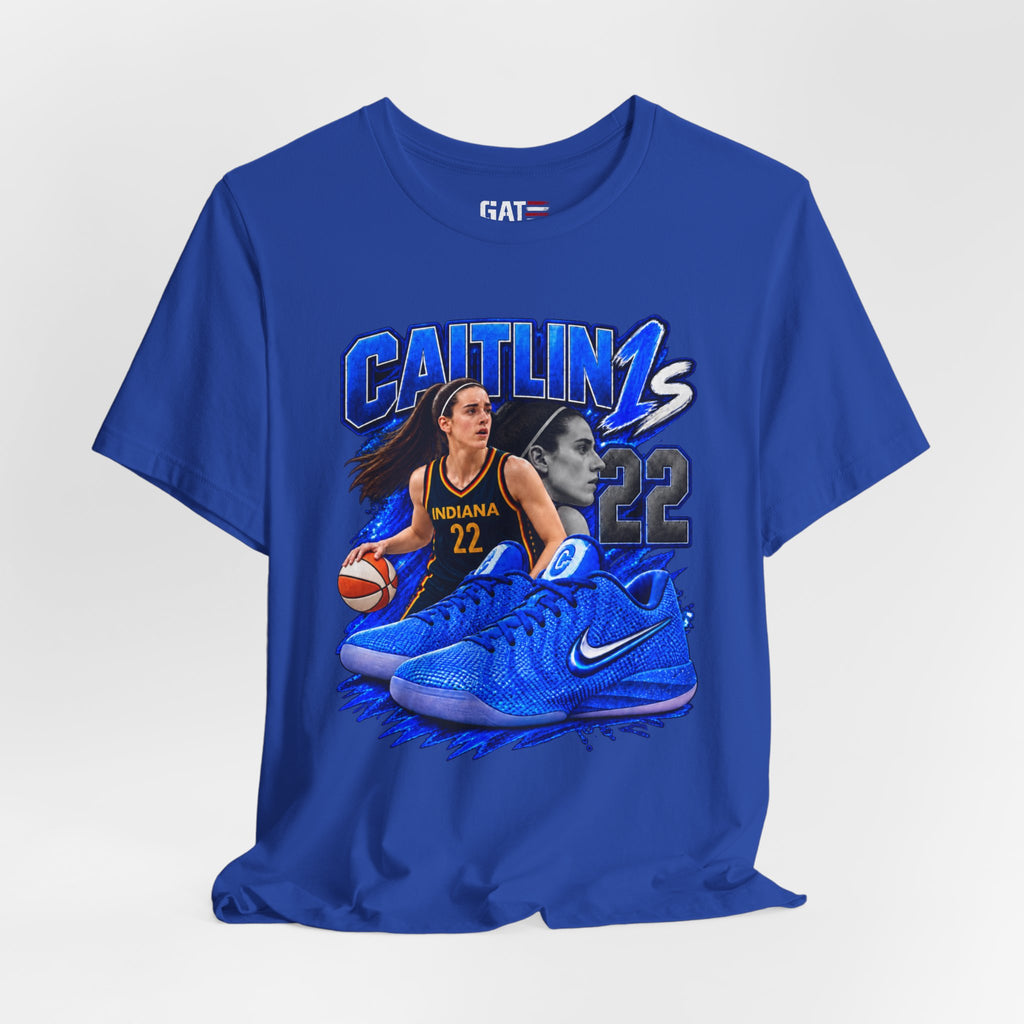 Caitlin Clark Caitlin 1s Racer Blue Classic Sneaker Shirt