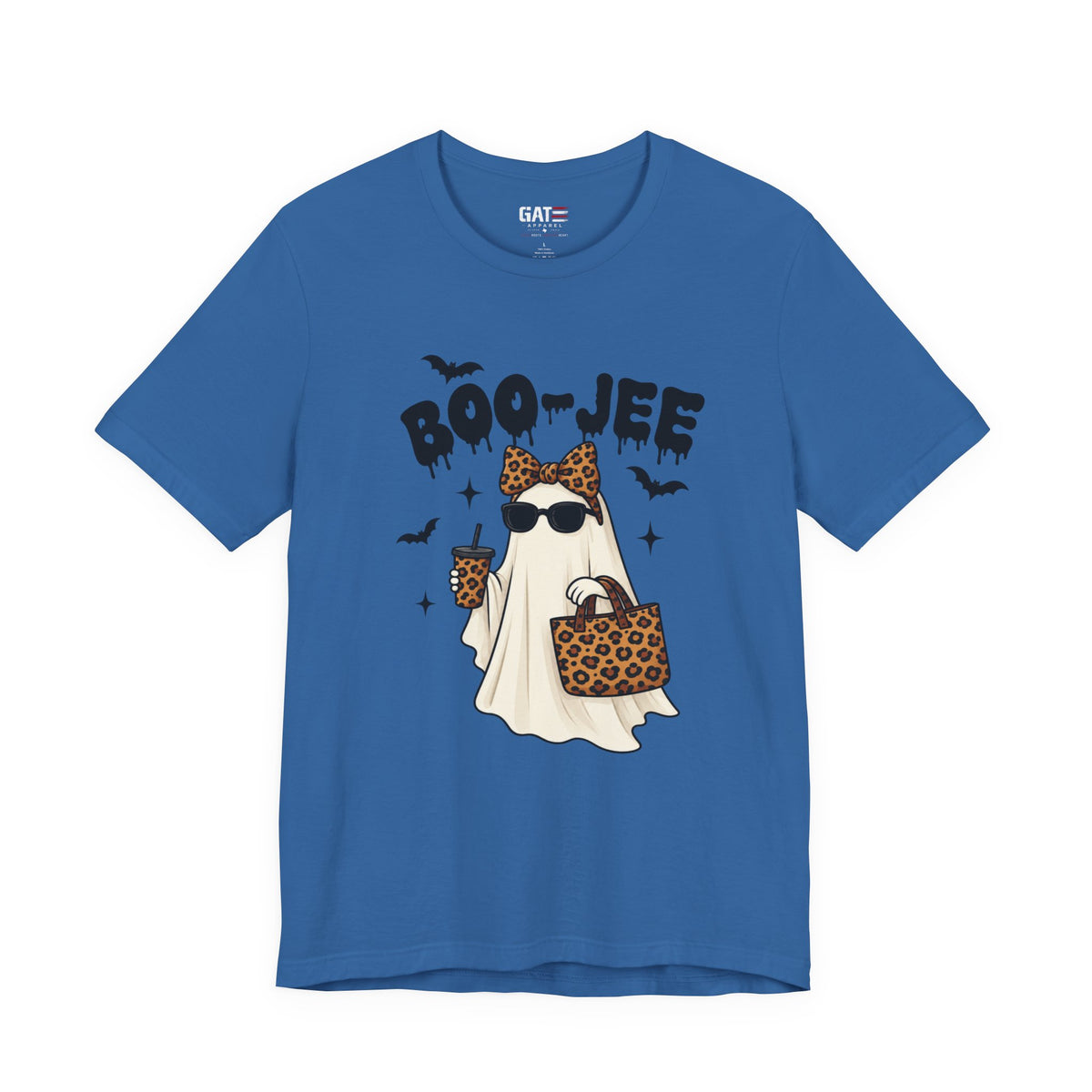 Boo-jee Ghost Shirt | Leopard Halloween Graphic Tee