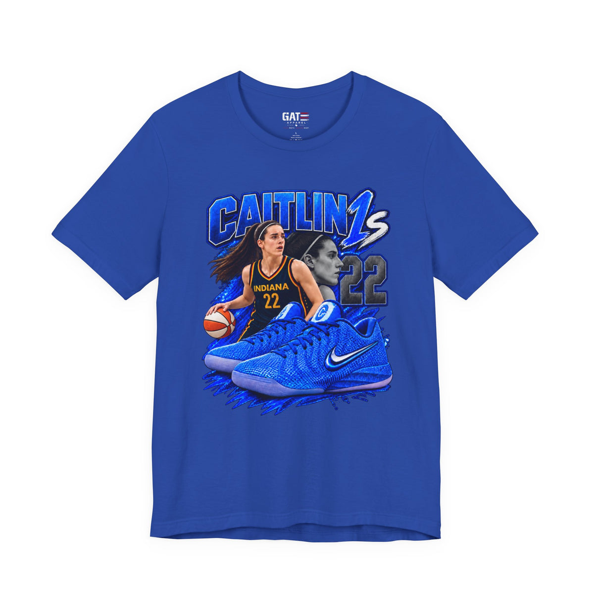 Caitlin Clark Caitlin 1s Racer Blue Classic Sneaker Shirt