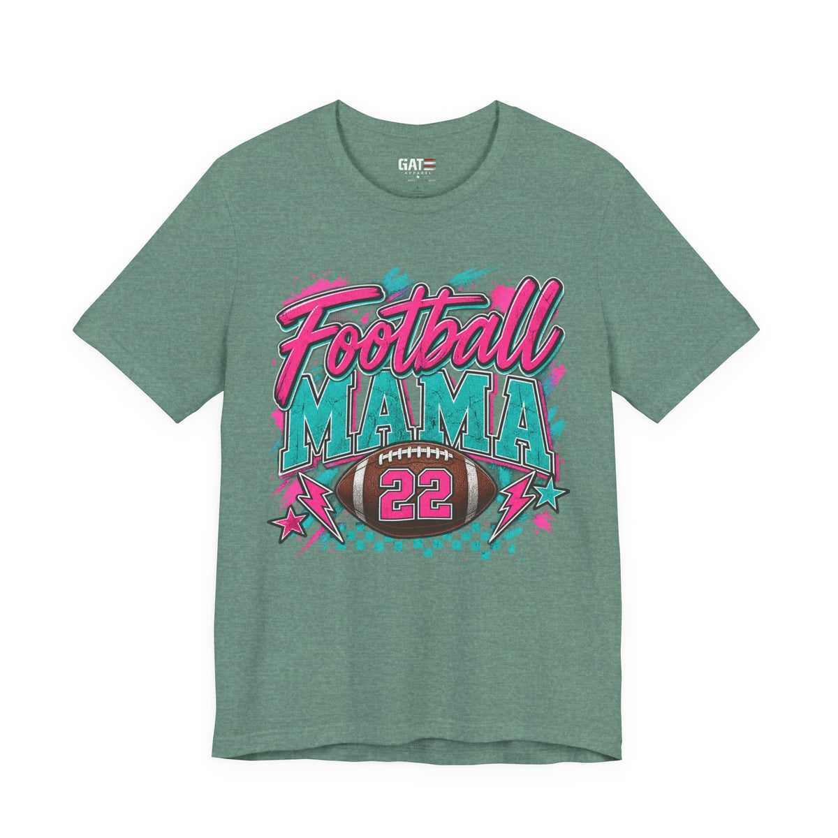 Personalized Football Mom Shirt | Custom Player Name & Number Game Day Tee