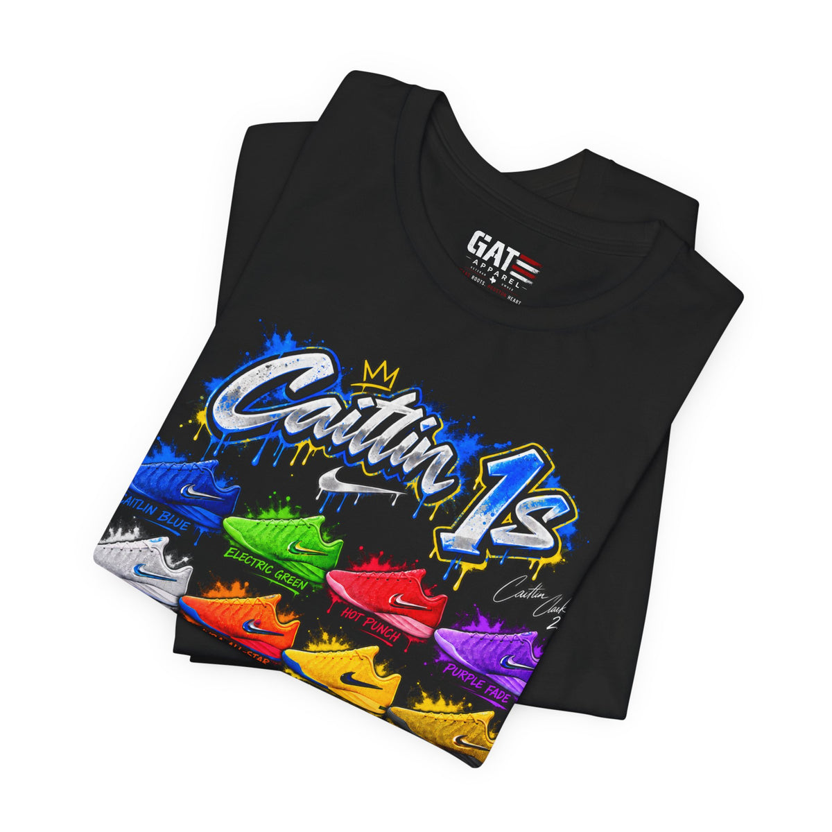 Caitlin Clark Caitlin 1s Sneaker Shirt | Indiana Fever Tee