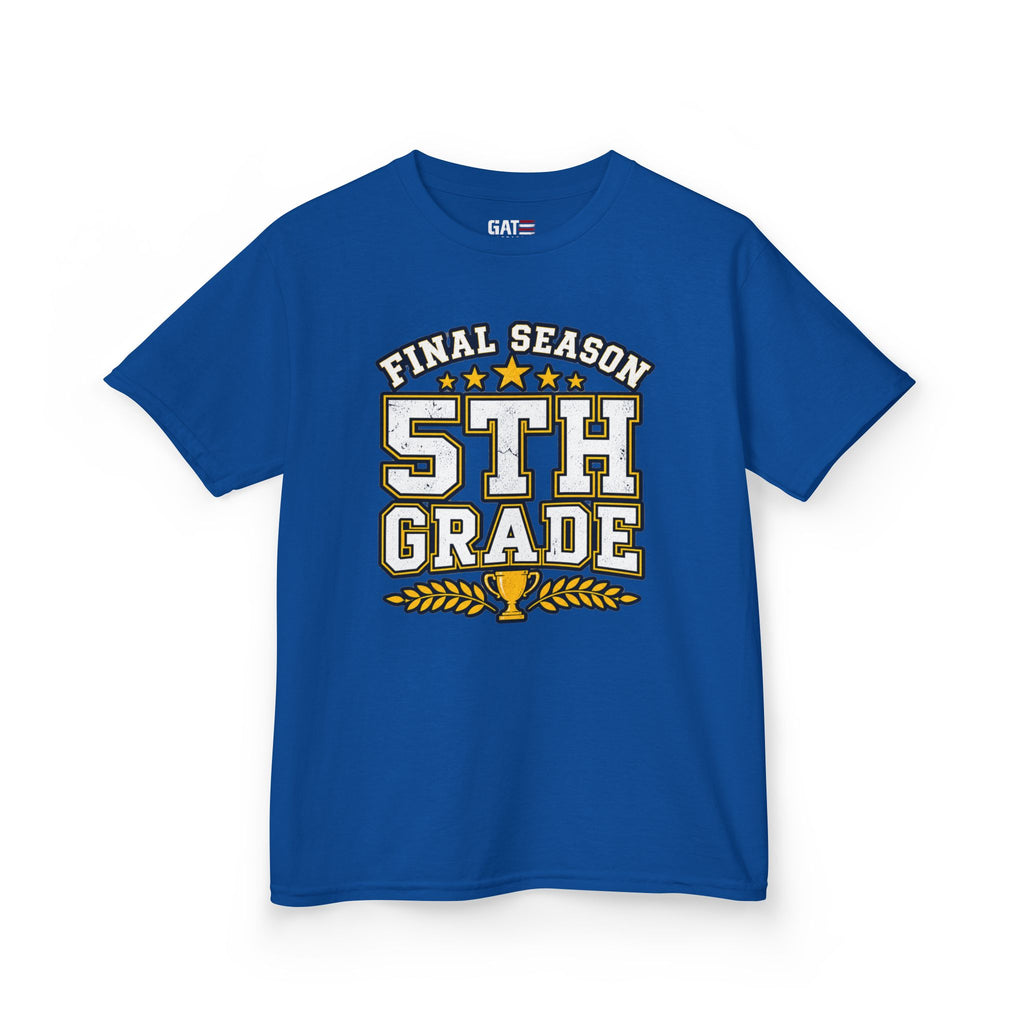 Final Season 5th Grade Kids Tee — End of Elementary School Graduation Shirt