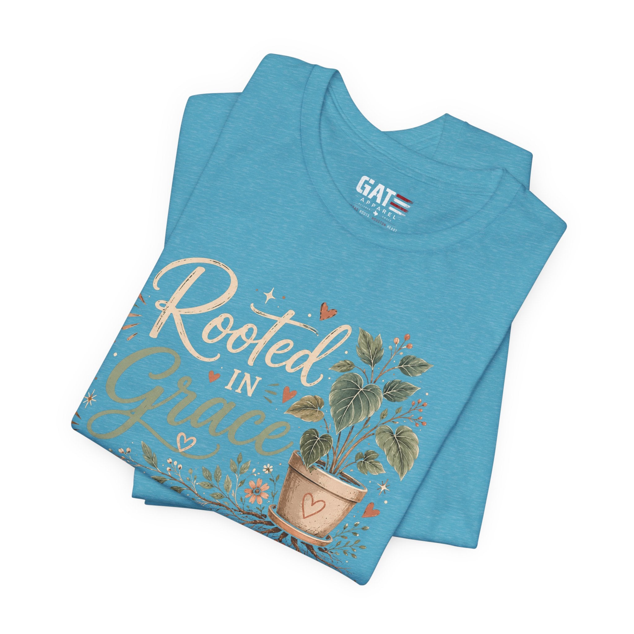 Christian Plant Lover Shirt for Women, Faith Based Gardening Tee, Houseplant Graphic Shirt, Botanical Christian Gift, Plant Mom Apparel