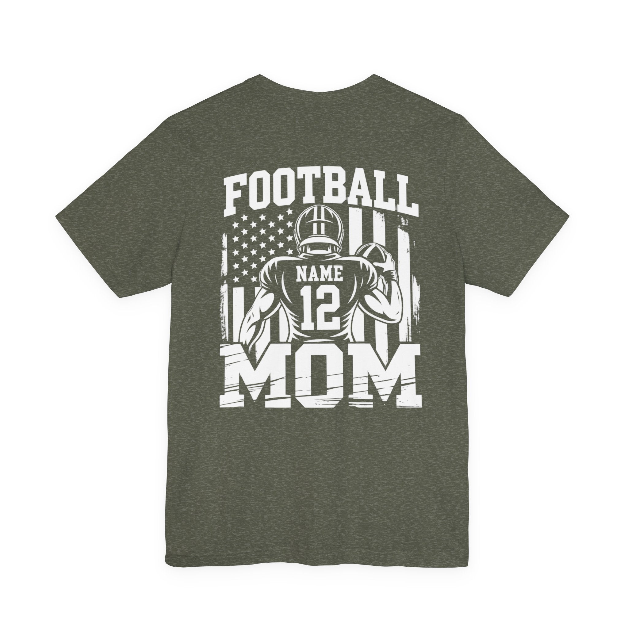 Football Mom Personalized Shirt Custom Player Name Number Game Day Tee
