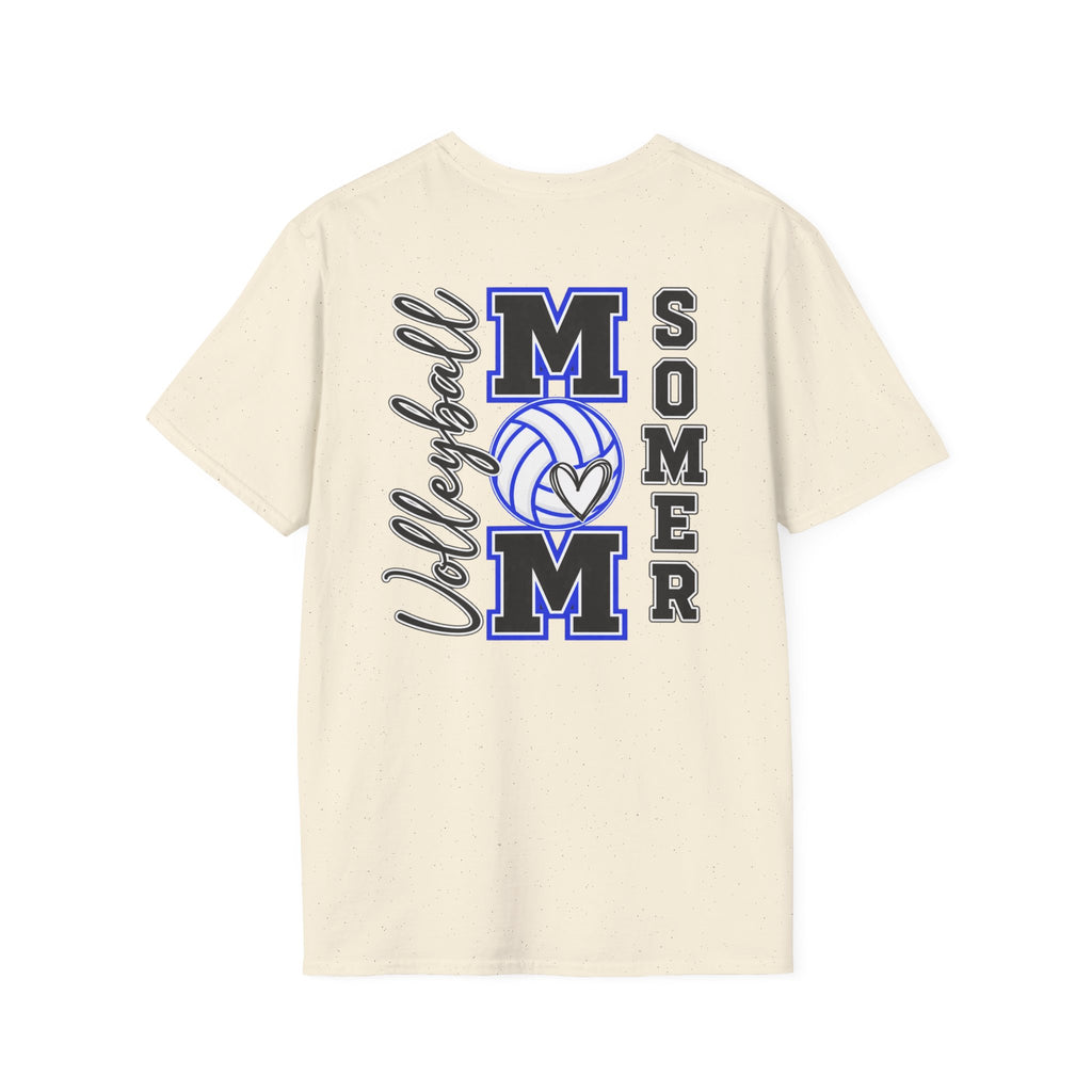Volleyball Mom T‑Shirt – Custom Name