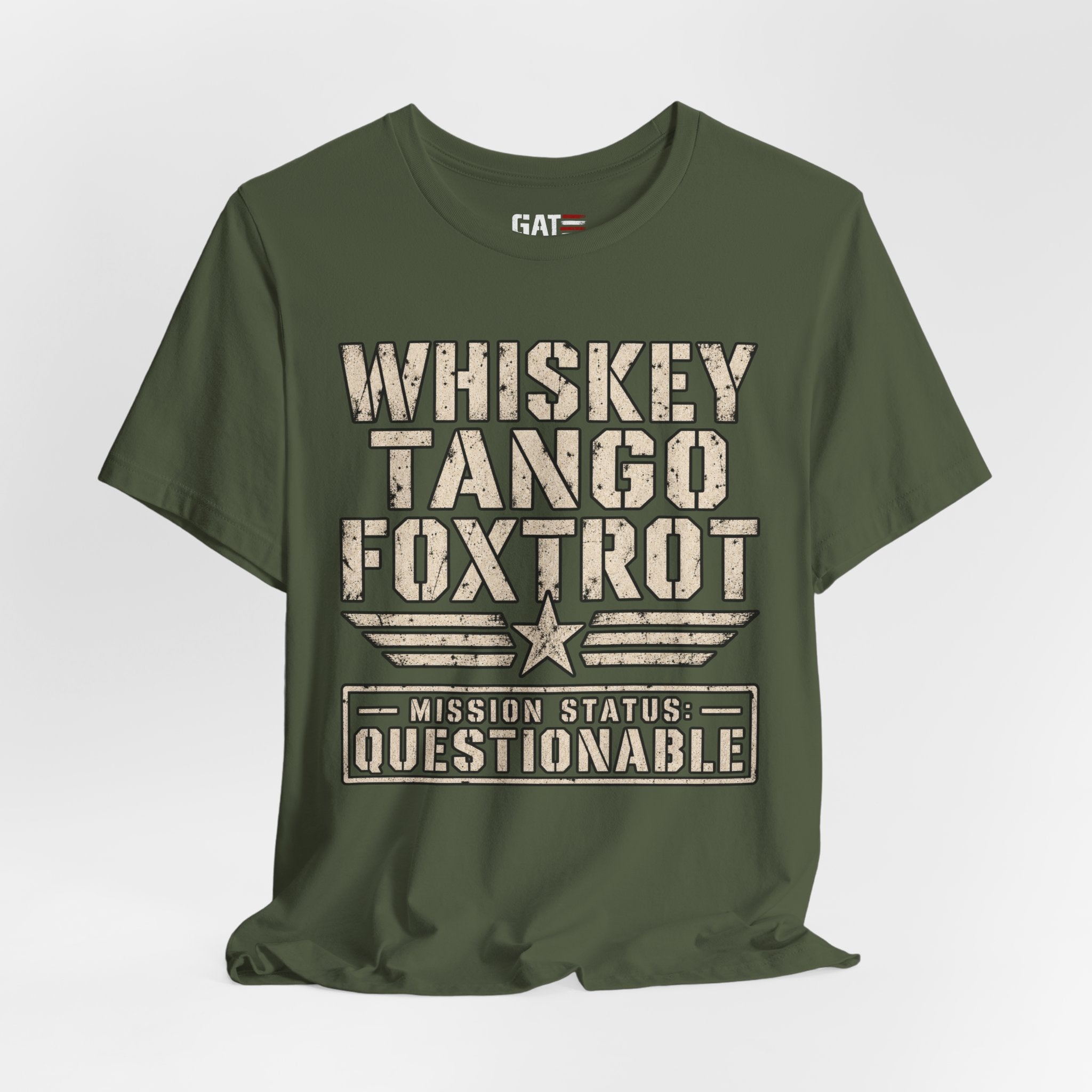 Whiskey Tango Foxtrot Tee – Mission Status: Questionable