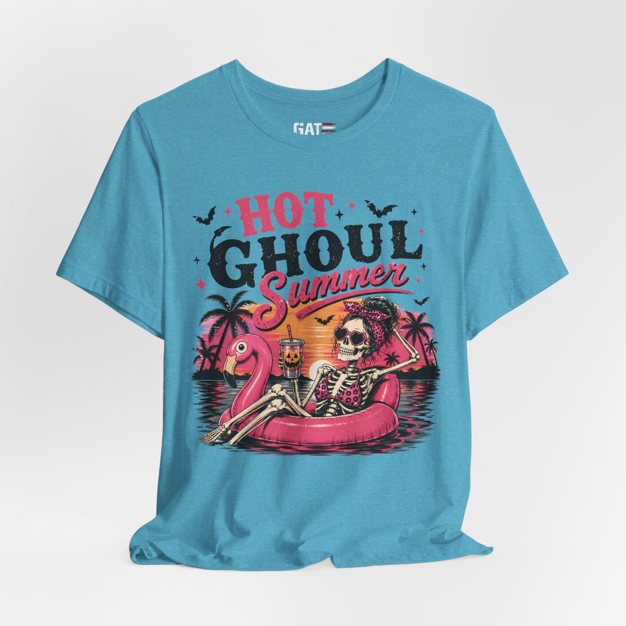 Summerween Shirt, Spooky Beach Shirt, Ghost Beach Tee, Halloween Beach Shirt, Coastal Halloween Tee, Tropical Ghost Shirt