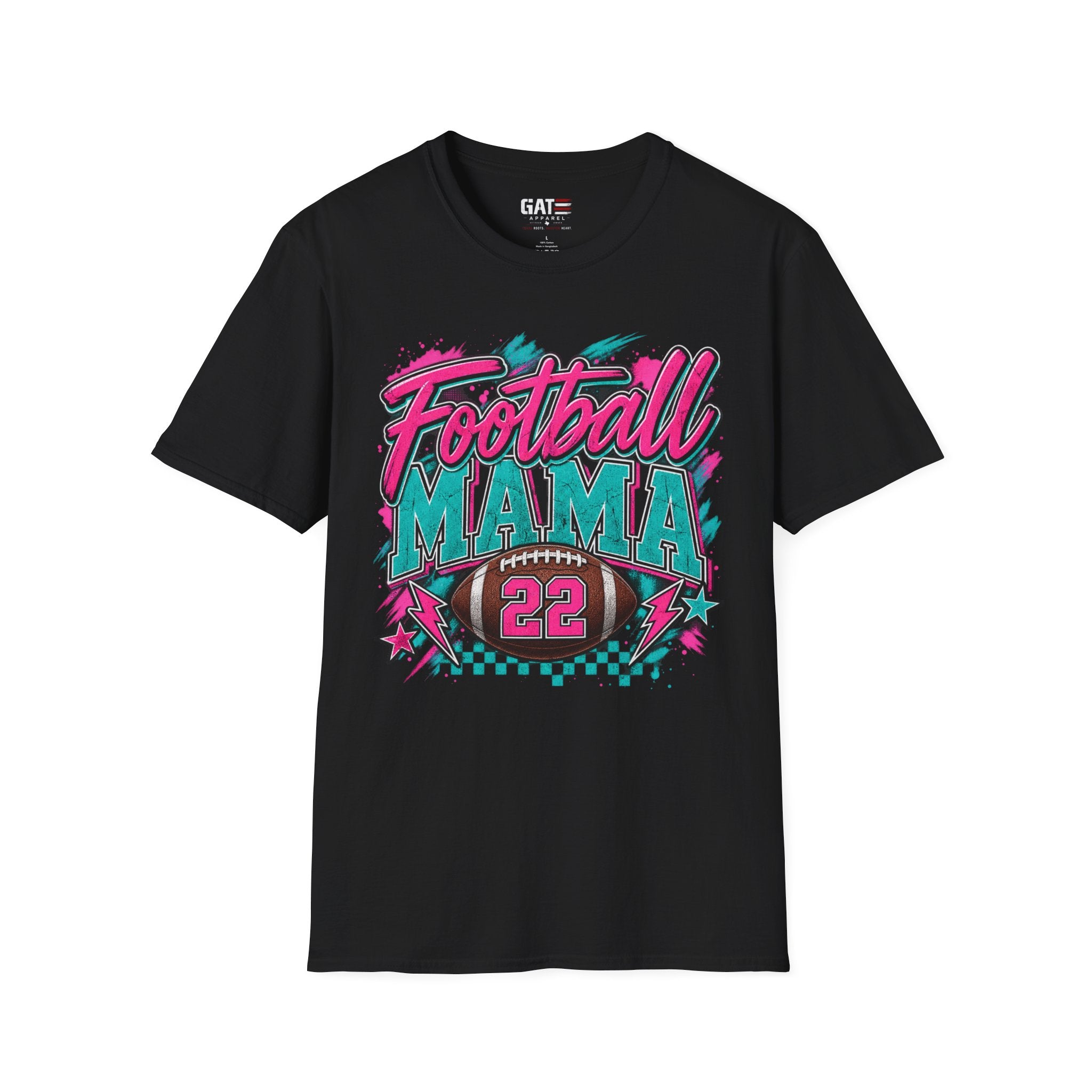 Football Mom Personalized Shirt Custom Player Name Number Game Day Tee