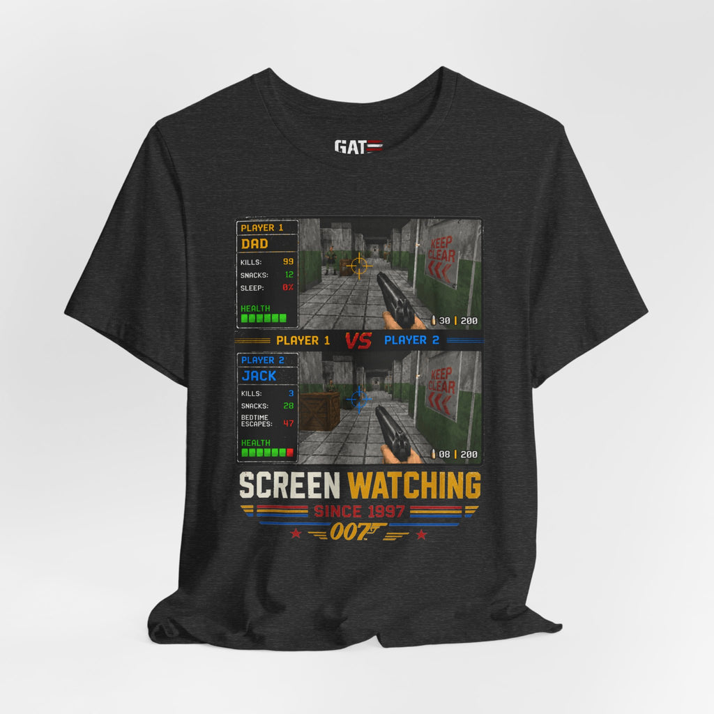 Personalized Shirt, Custom Gamer Shirt,GoldenEye 007 Shirt, Retro Gaming Shirt, N64 Gamer Gift, 90s Gaming Shirt, Father's Day Gift for Him