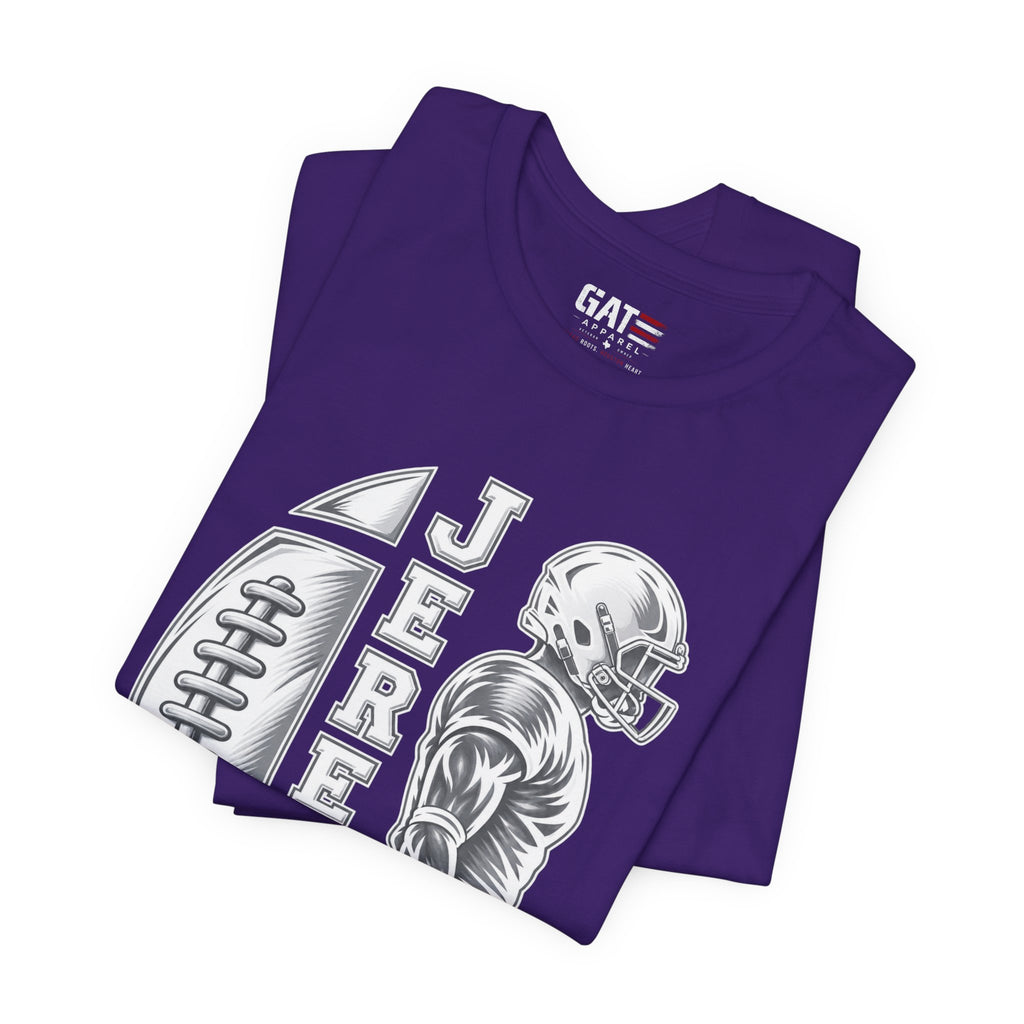 Football Mom Personalized Shirt Custom Player Name Number Game Day Tee