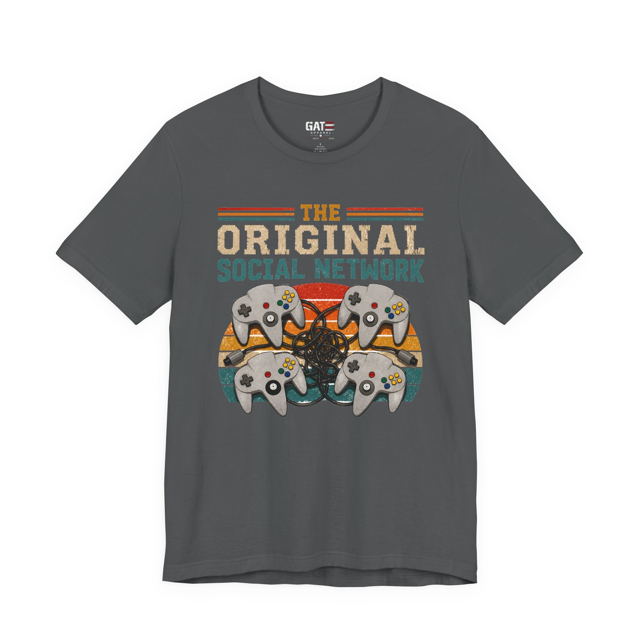 Original Social Network Shirt, Retro Gamer Shirt, N64 Inspired Gaming Tee, 90s Gamer Gift, Vintage Video Game Shirt