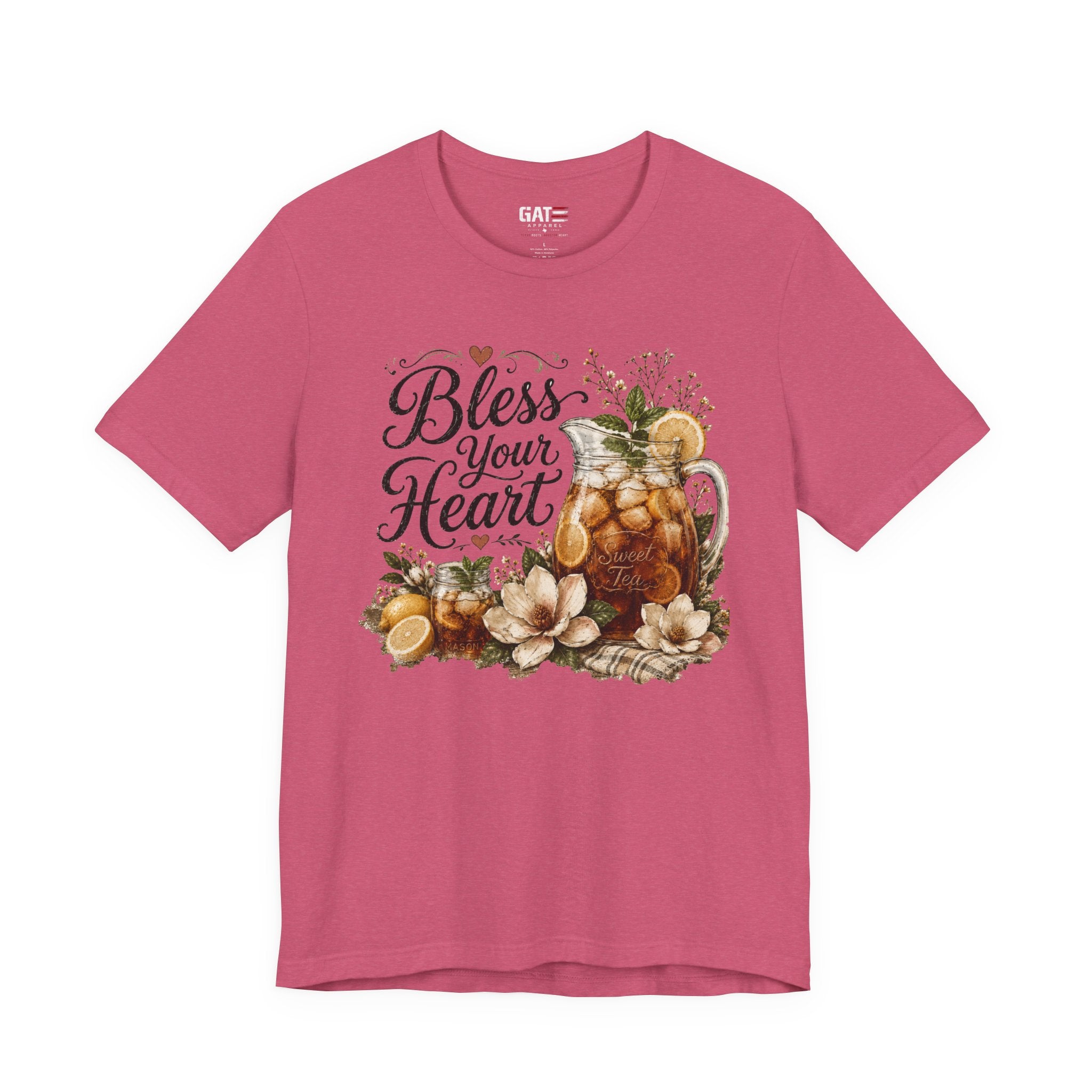 Funny Southern Shirt, Bless Your Heart Tee, Southern Humor Graphic Tee, Magnolia Floral Shirt, Country Girl Gift, Farmhouse Style Tee