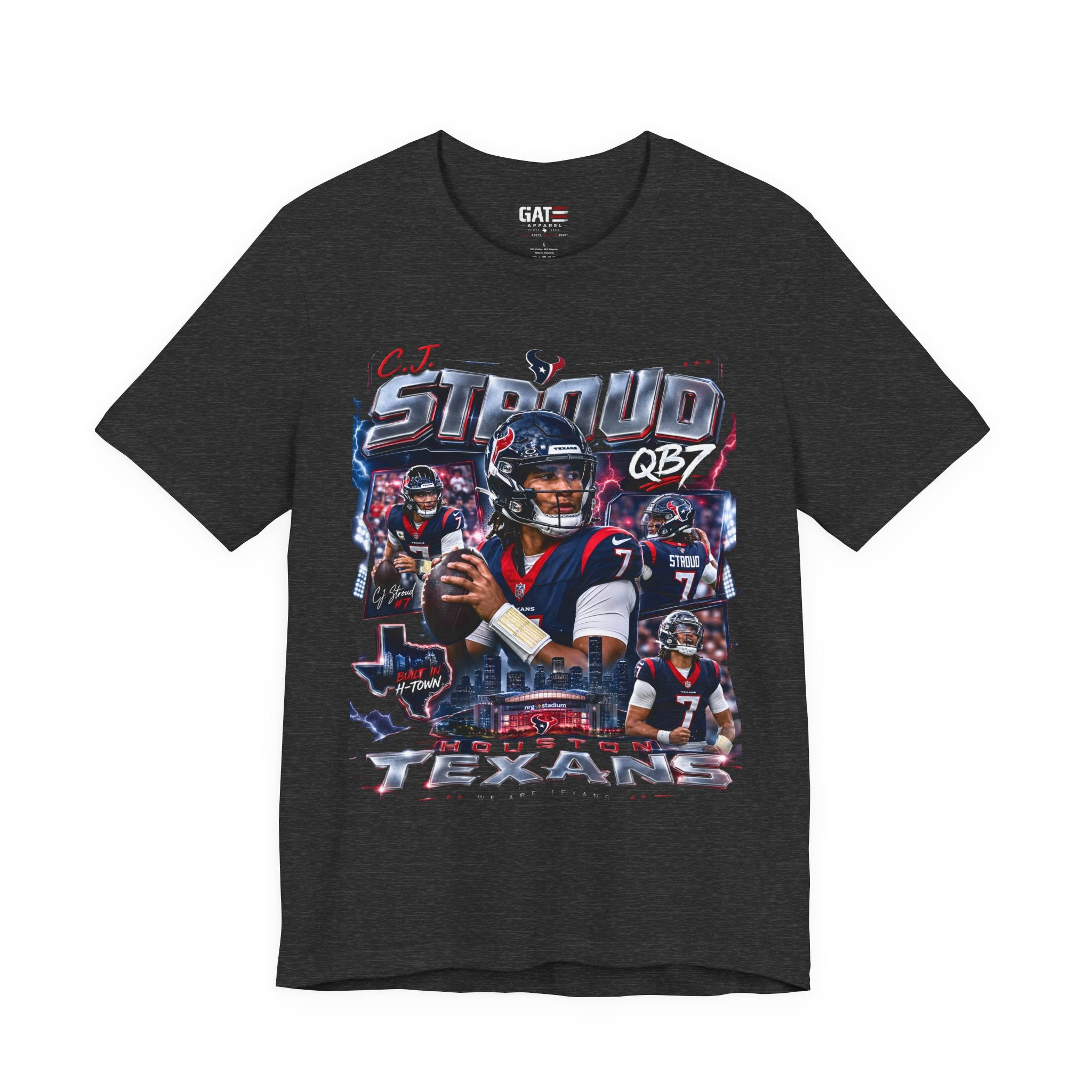 CJ Stroud Houston Texans Tee Retro Player Graphic T-Shirt