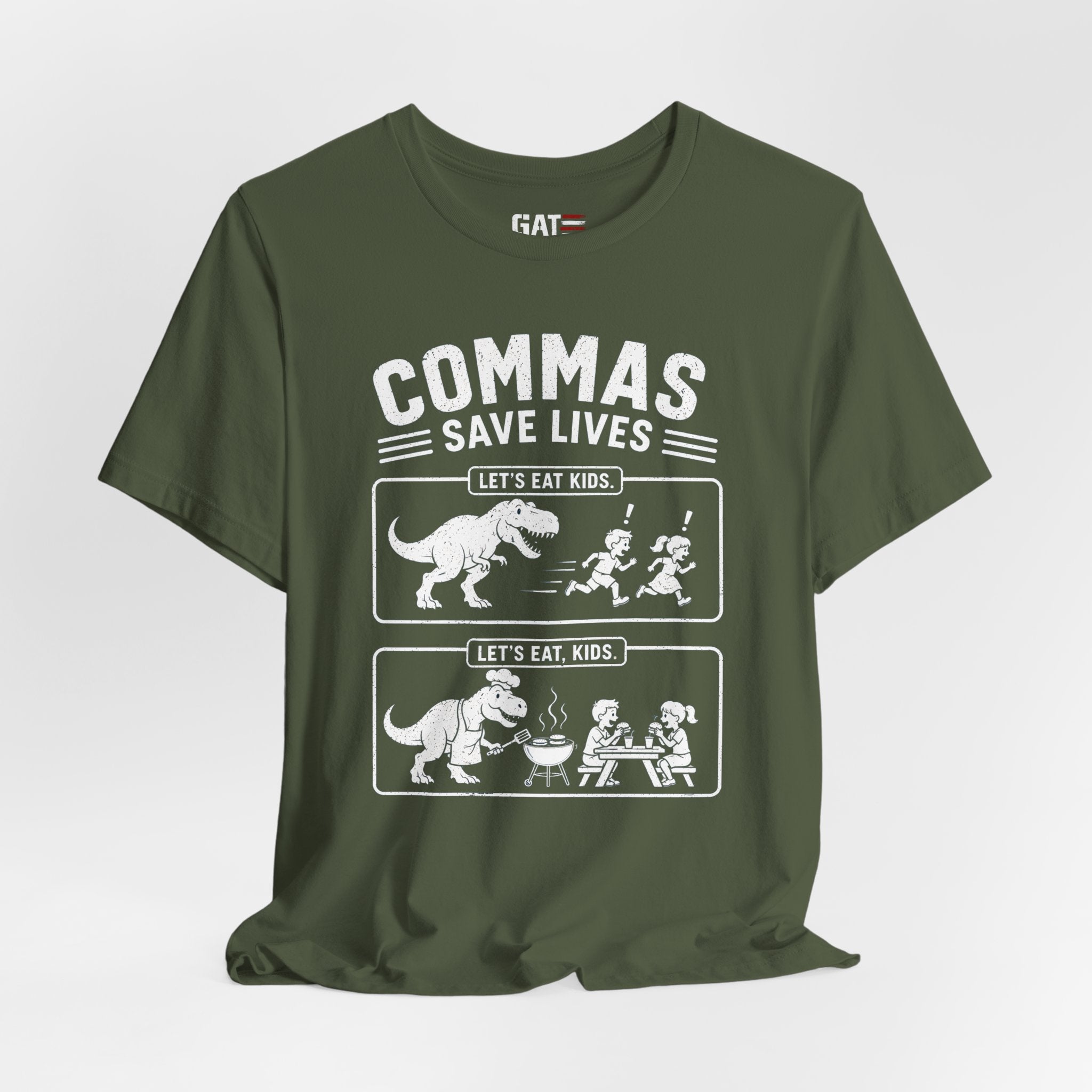 Funny Grammar Shirt, Commas Save Lives Shirt, Let's Eat Kids Tee, English Teacher Shirt, Punctuation Shirt, ELA Teacher Gift, Back to School