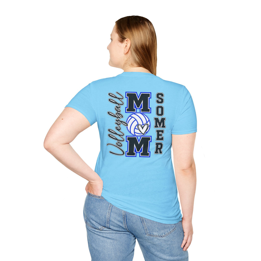 Volleyball Mom T‑Shirt – Custom Name