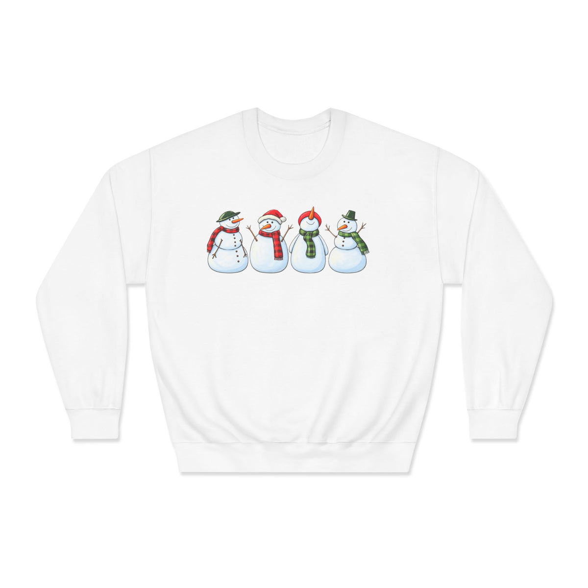 Snowman Crewneck Sweatshirt - product mockup view 3