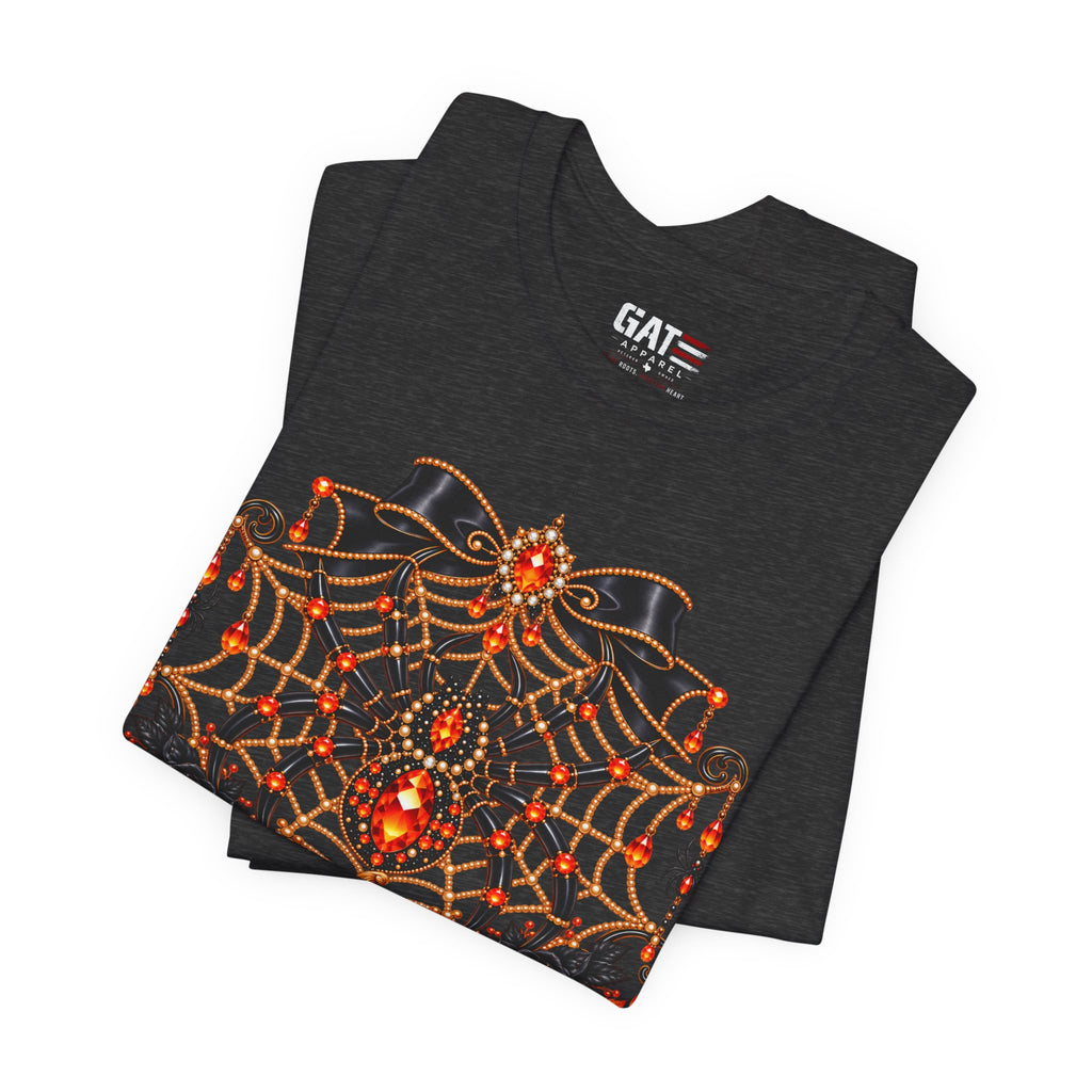 Halloween Spider & Pumpkins T‑Shirt