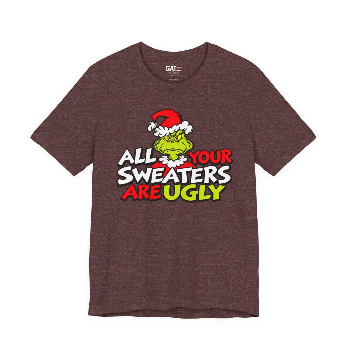 Grinch 'All Your Sweaters Are Ugly' Christmas Tee - product image 13