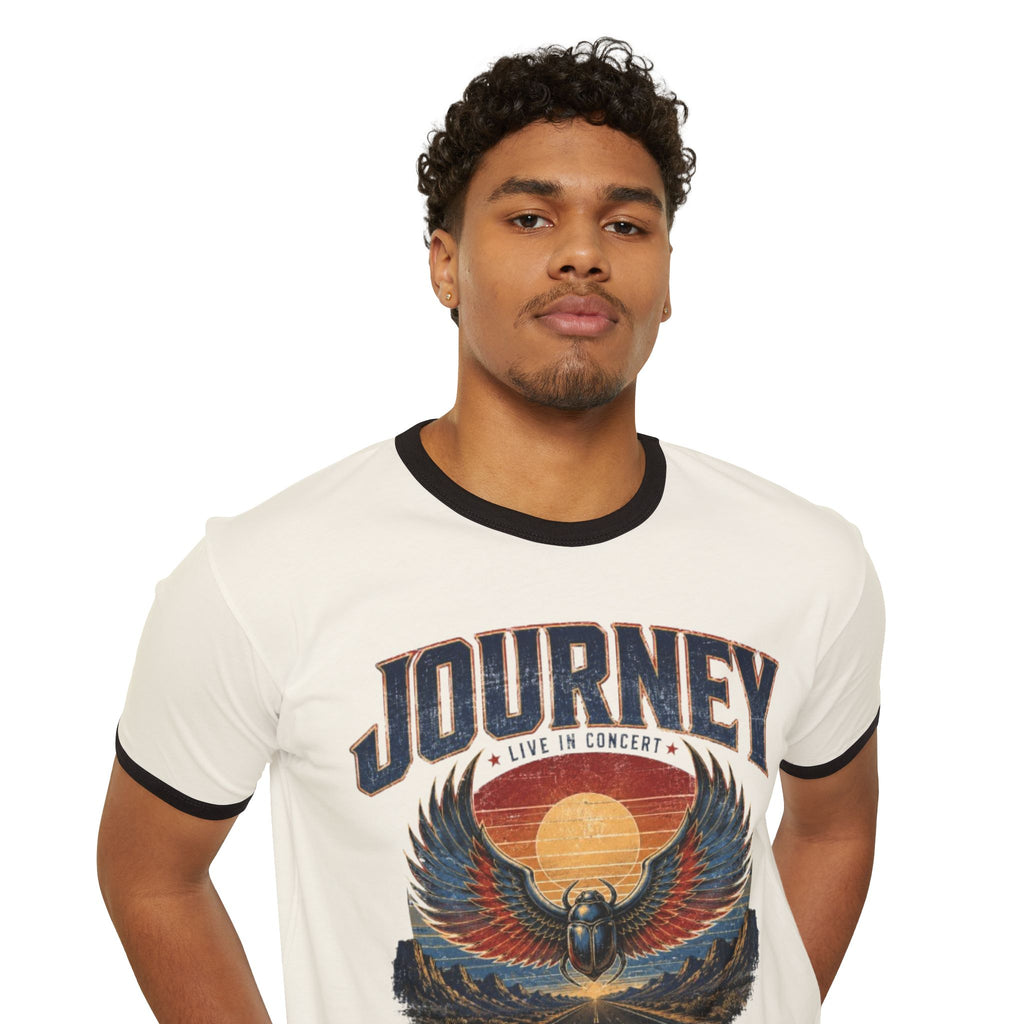 Journey Tour '79 Ringer T-Shirt — Vintage Rock Band Graphic Tee