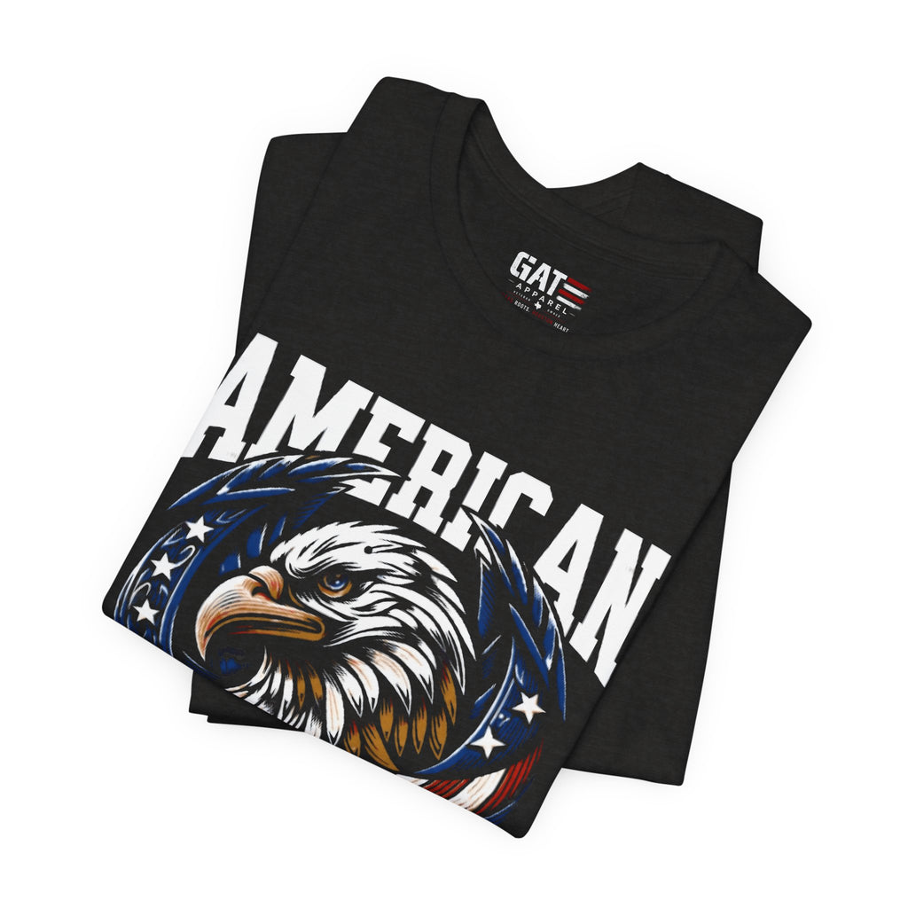 American Land of the Free Shirt, 4th of July Eagle Tee, Patriotic USA Flag Shirt, Independence Day Graphic T Shirt, Veteran Gift