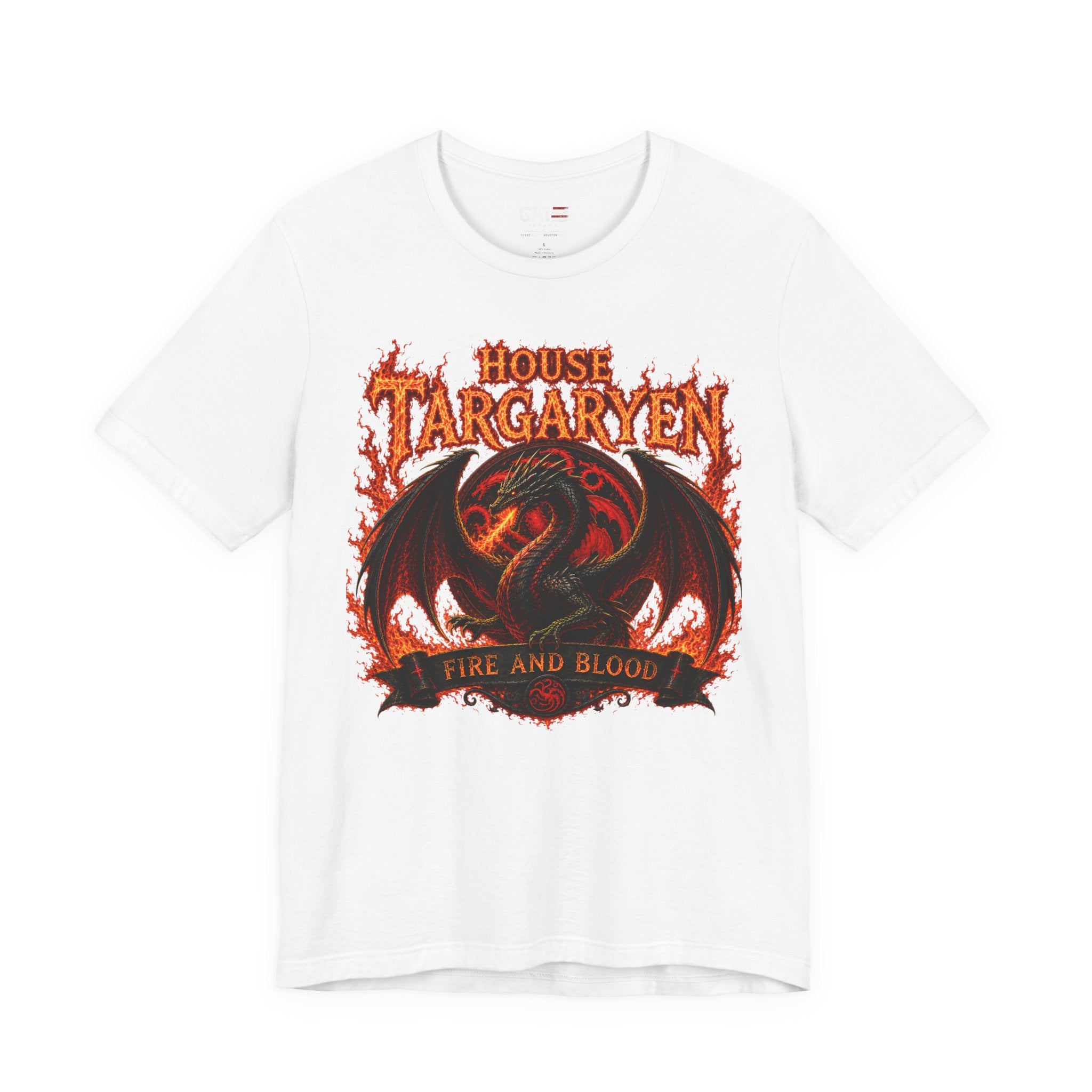 Targaryen Dragon Tee — "House Targaryen: Fire and Blood" Graphic T-Shirt