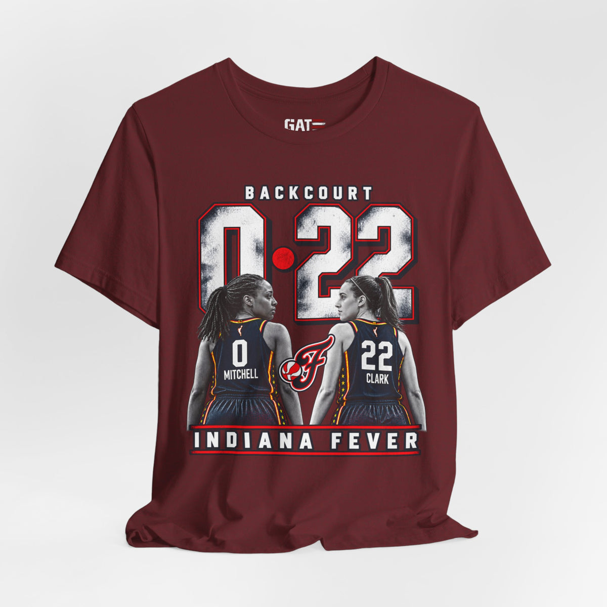 Caitlin Clark & Kelsey Mitchell Backcourt Shirt | Indiana Fever WNBA