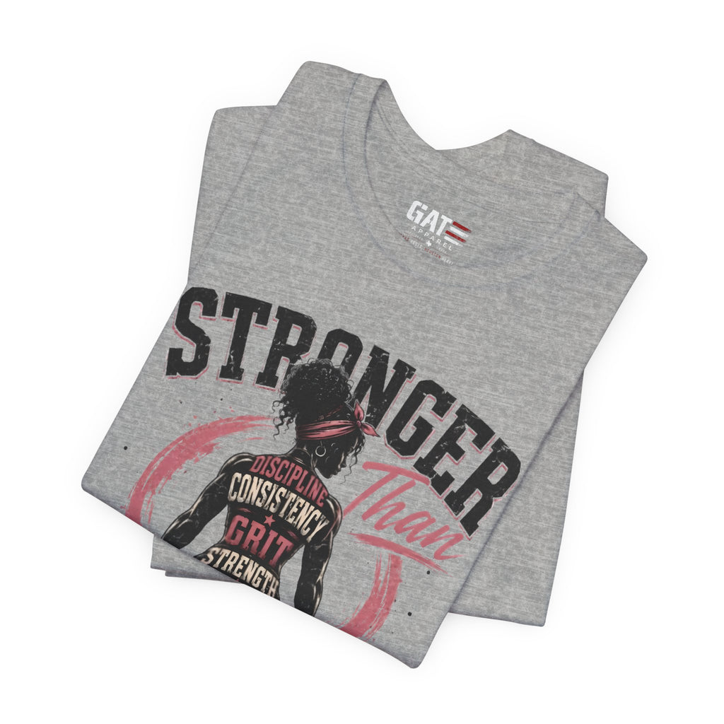 Stronger Than Excuses Shirt, Women's Gym Shirt, Motivational Workout Tee, Weightlifting Shirt, Fitness Gift for Her