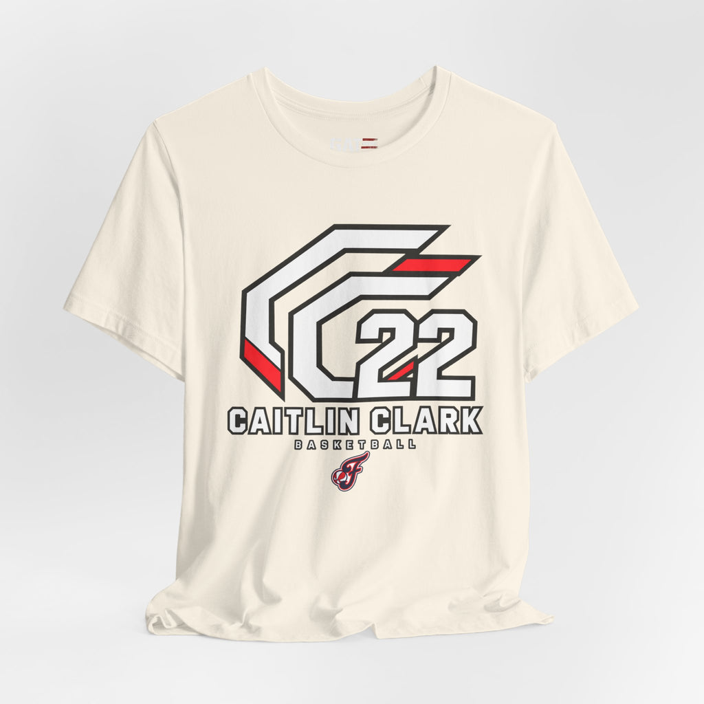 Caitlin Clark CC22 Monogram Shirt | Indiana Fever WNBA Tee