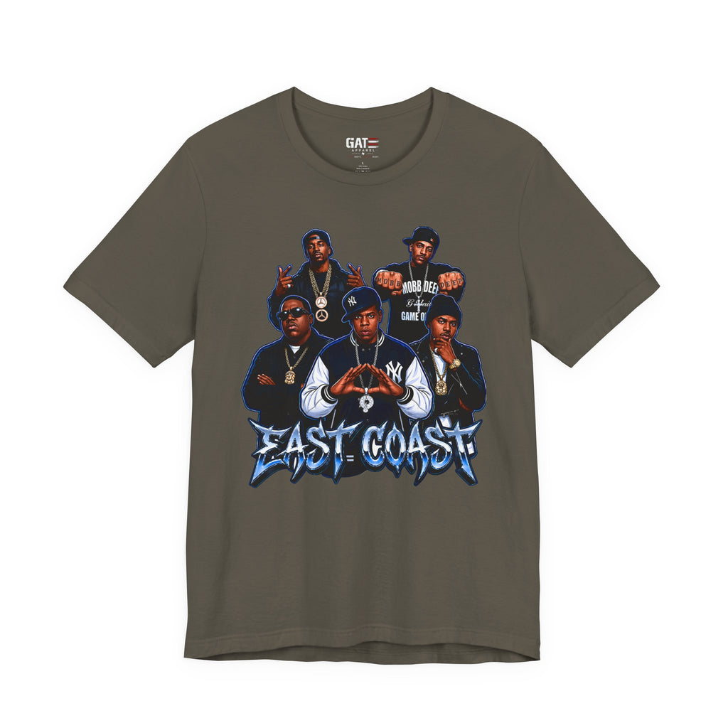 East Coast Hip Hop T-Shirt — 'East Coast' Vintage Rap Group Graphic Tee