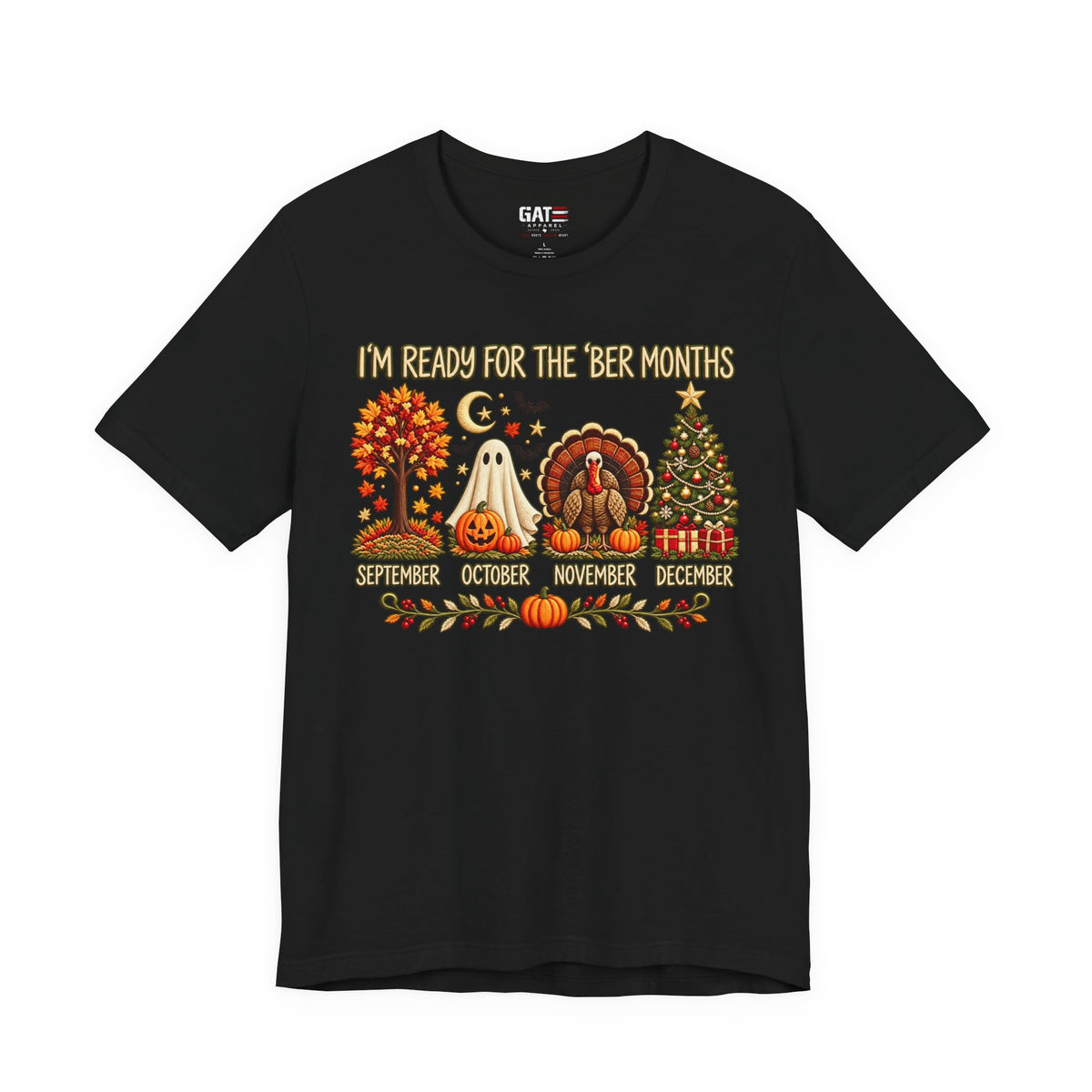 September to December Shirt | Fall Thanksgiving Christmas Tee