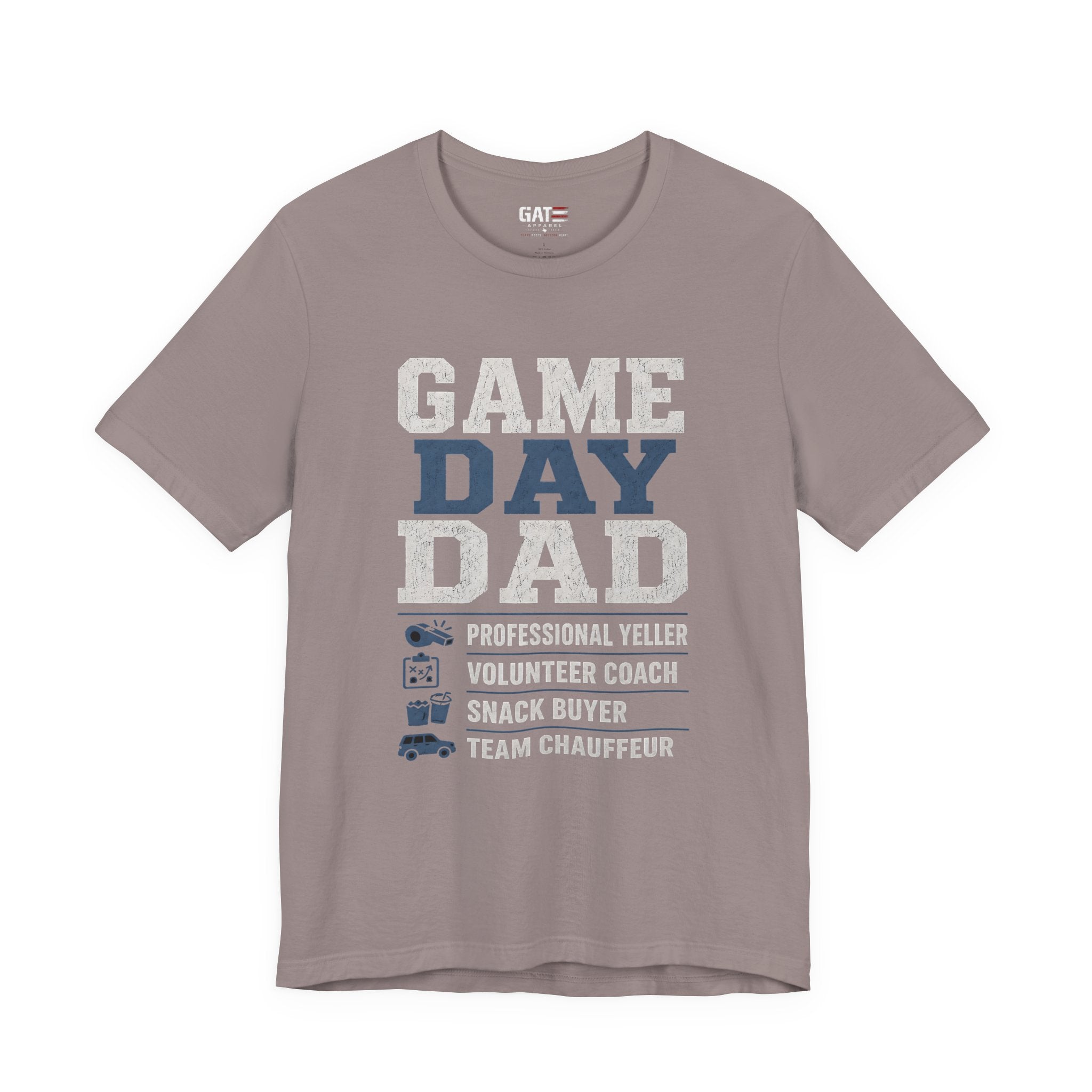 Game Day Dad Shirt, Father's Day Gift for Dad, Football Dad Tee, Baseball Dad Shirt, Team Chauffeur Coach Dad Tee