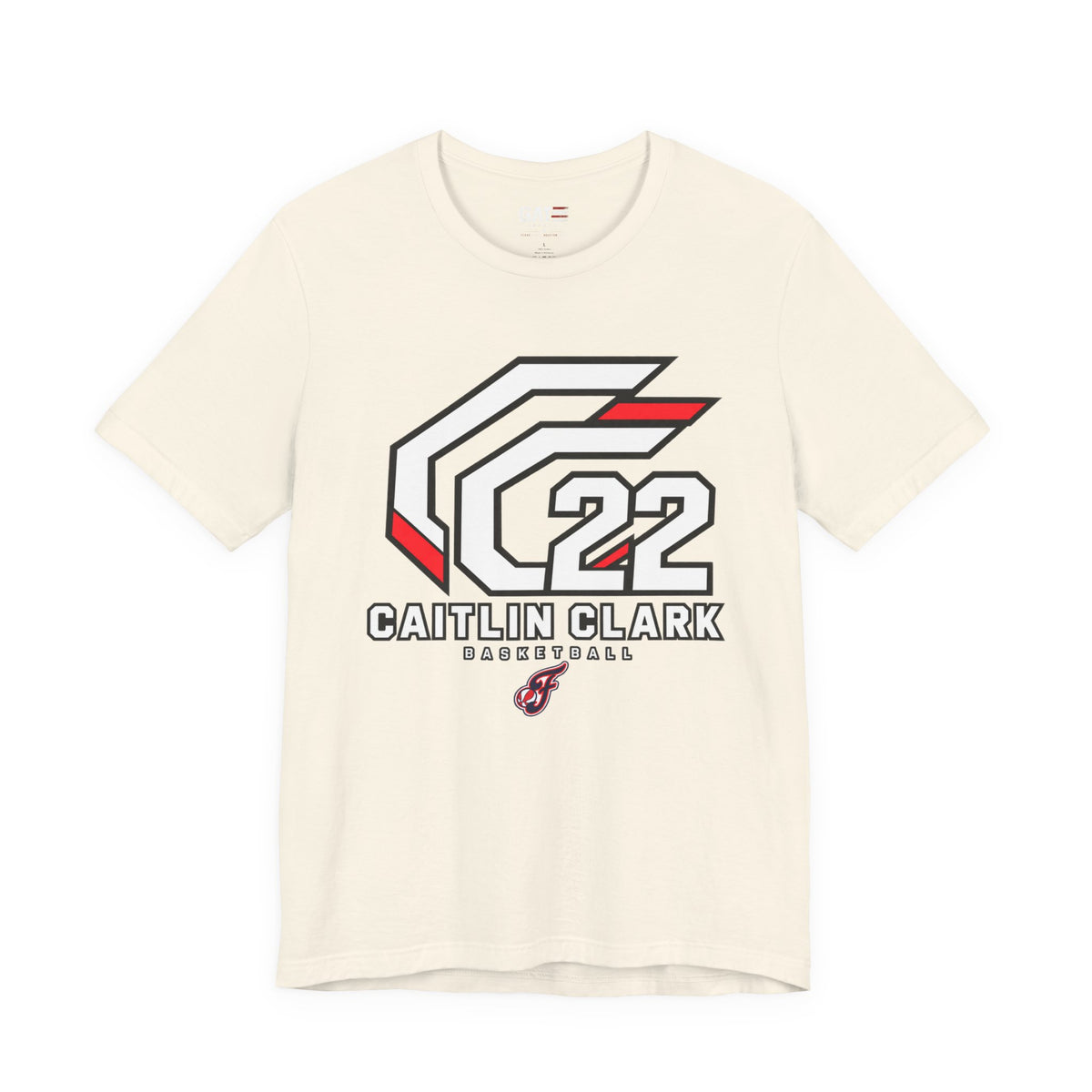 Caitlin Clark CC22 Monogram Shirt | Indiana Fever WNBA Tee