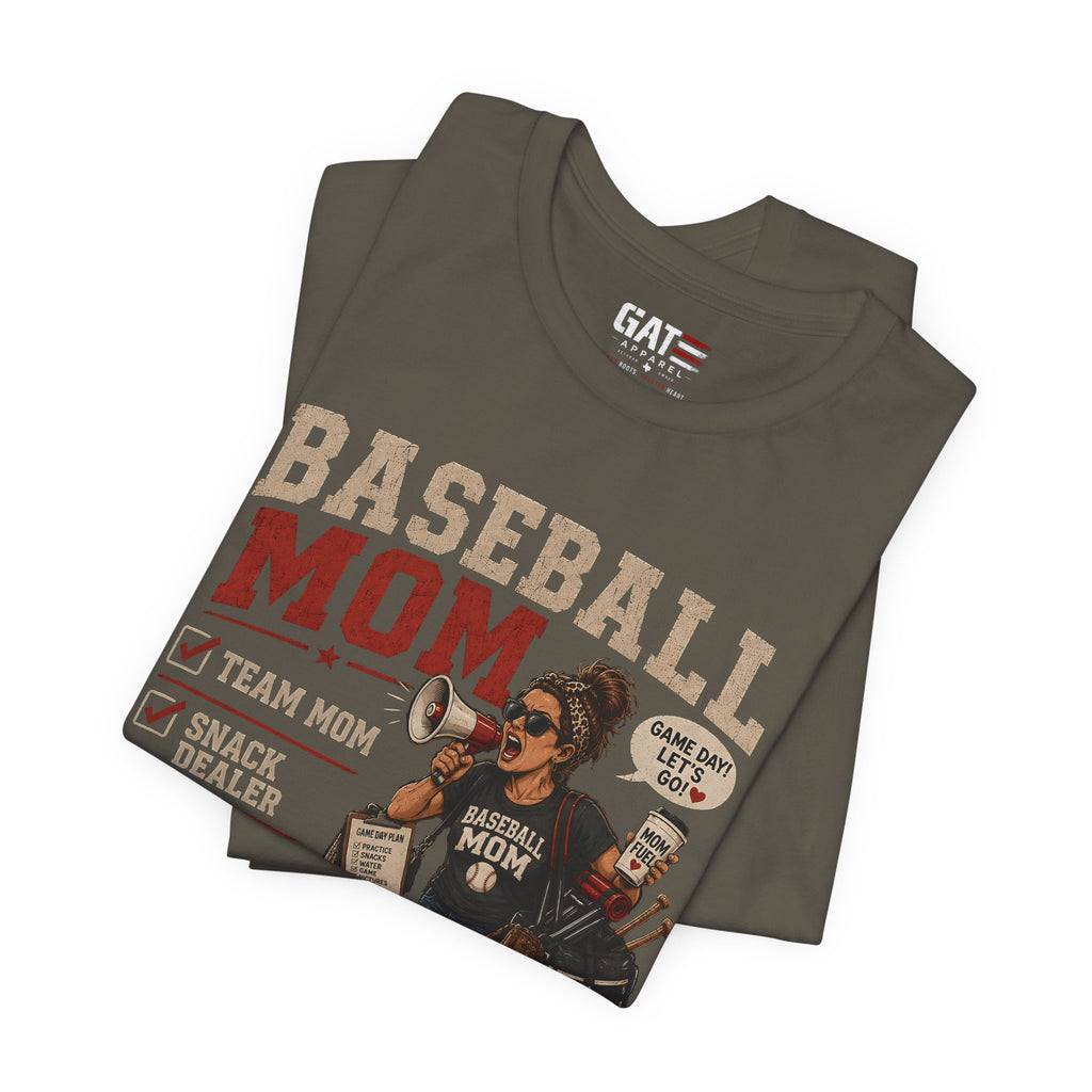 Baseball Mom Shirt, Baseball Mom Gift, Team Mom Shirt, Sports Mom Tee, Game Day Mom Shirt, Baseball Mama Shirt, Snack Dealer, Biggest Fan