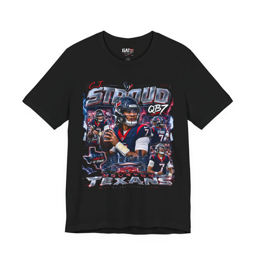 CJ Stroud Houston Texans Tee Retro Player Graphic T-Shirt