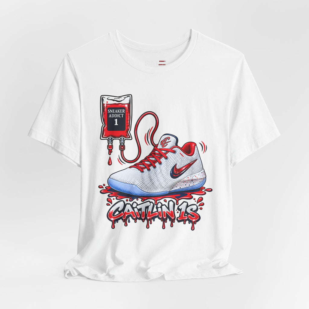 Caitlin Clark Caitlin 1s Addict Whites Sneaker Shirt