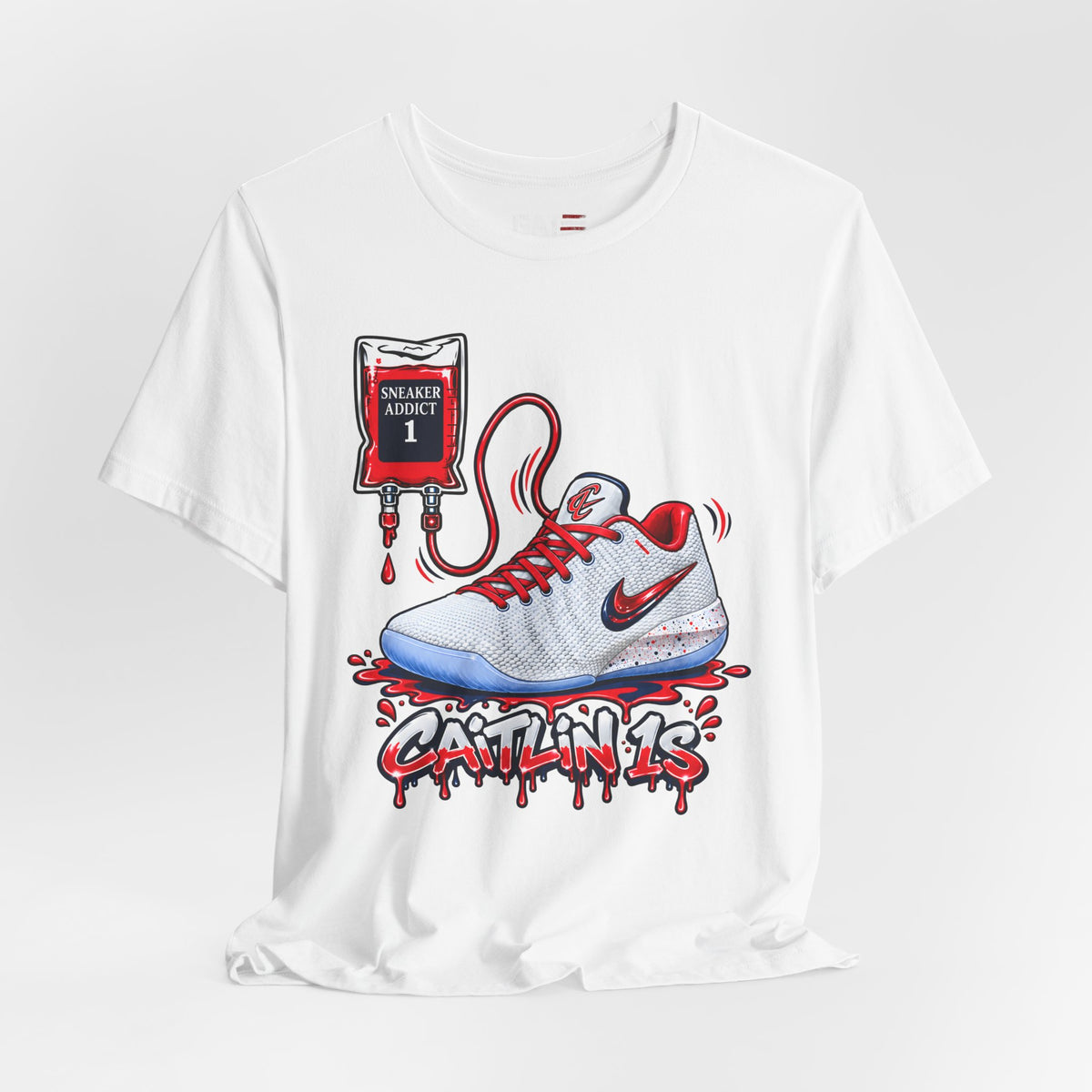 Caitlin Clark Caitlin 1s Addict Whites Sneaker Shirt