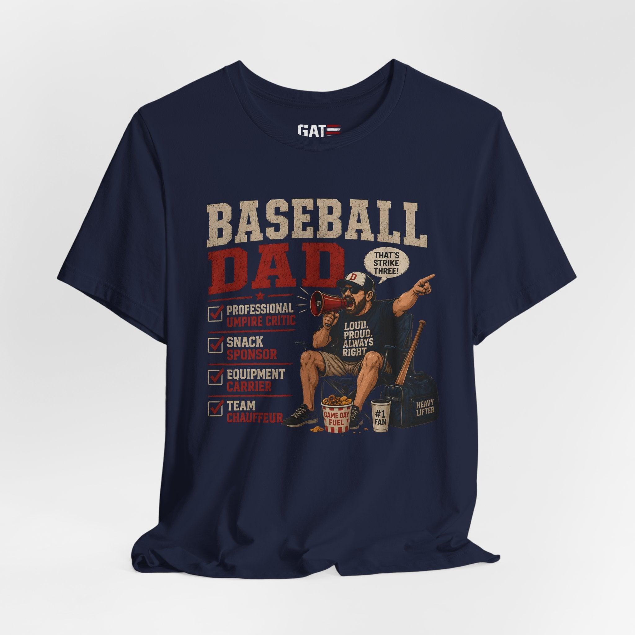 Baseball Dad Shirt, Funny Baseball Dad Gift, Travel Ball Dad Tee, Baseball Parent Shirt, Coach Dad Shirt, Game Day Dad Shirt