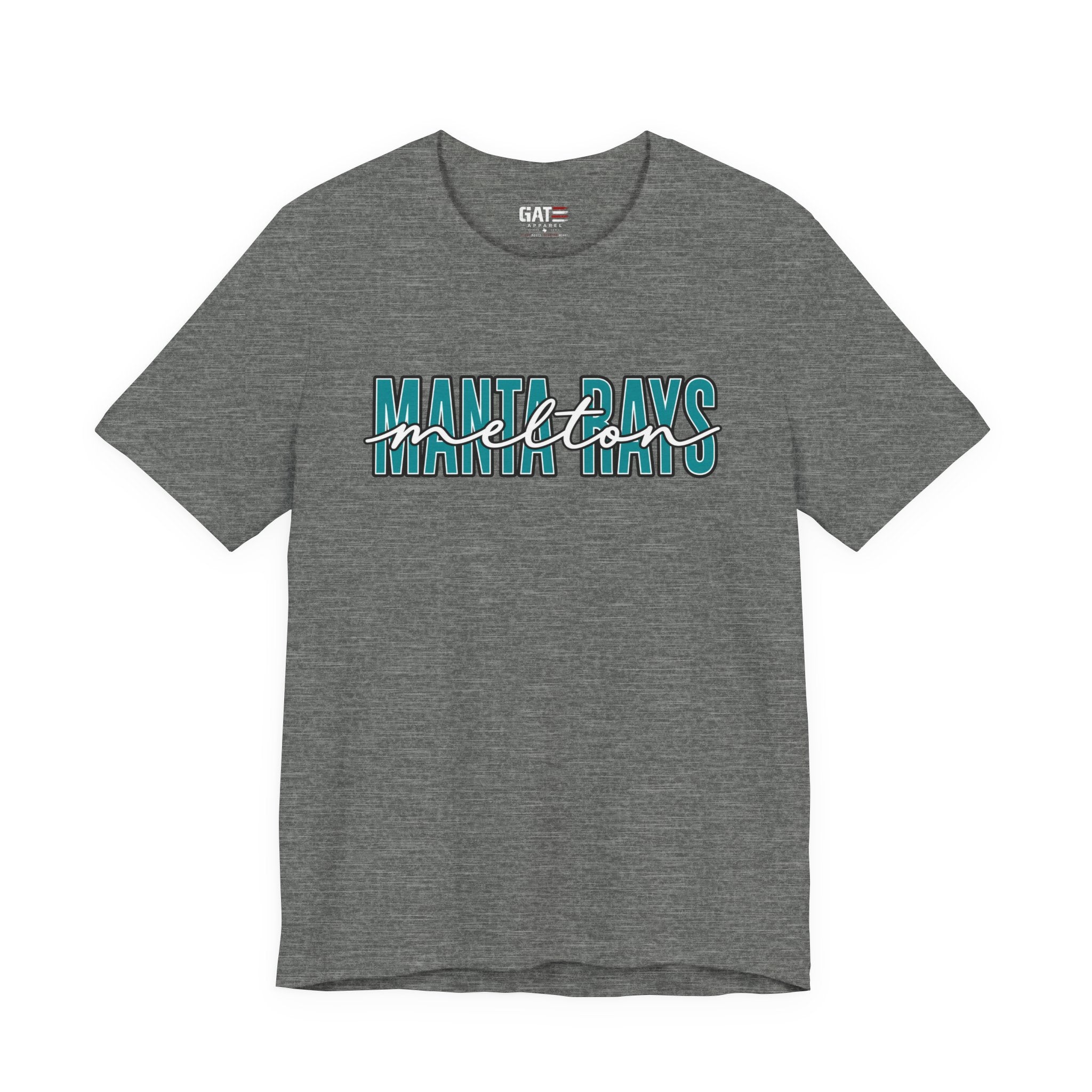 Melton Elementary Script Tee Teal