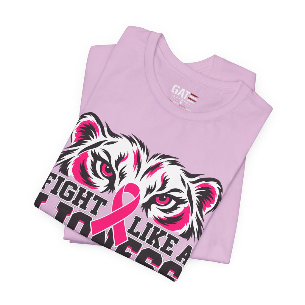 Fight Like a Lioness Breast Cancer Awareness T-Shirt