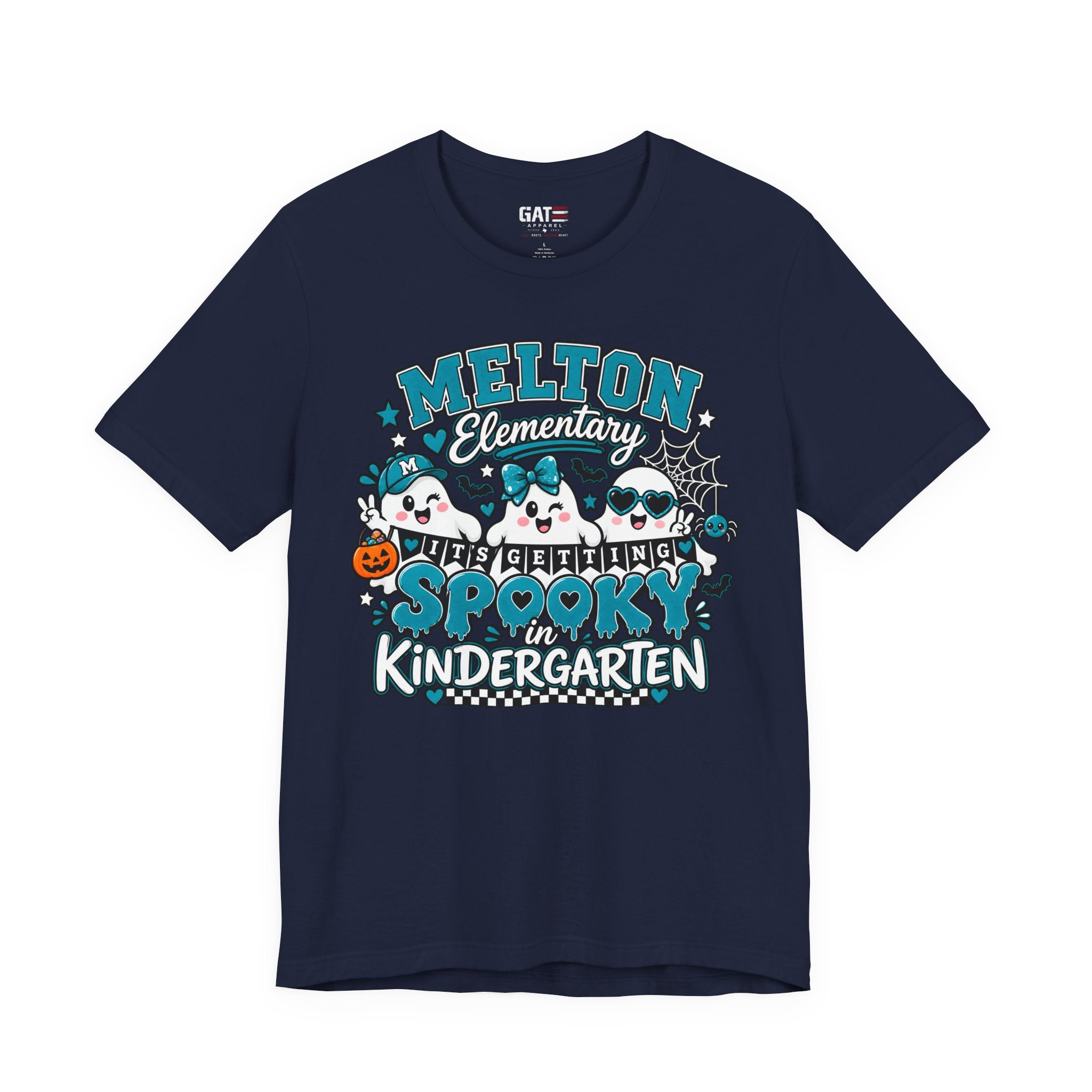 Melton Elementary Spooky Kindergarten Halloween T-Shirt