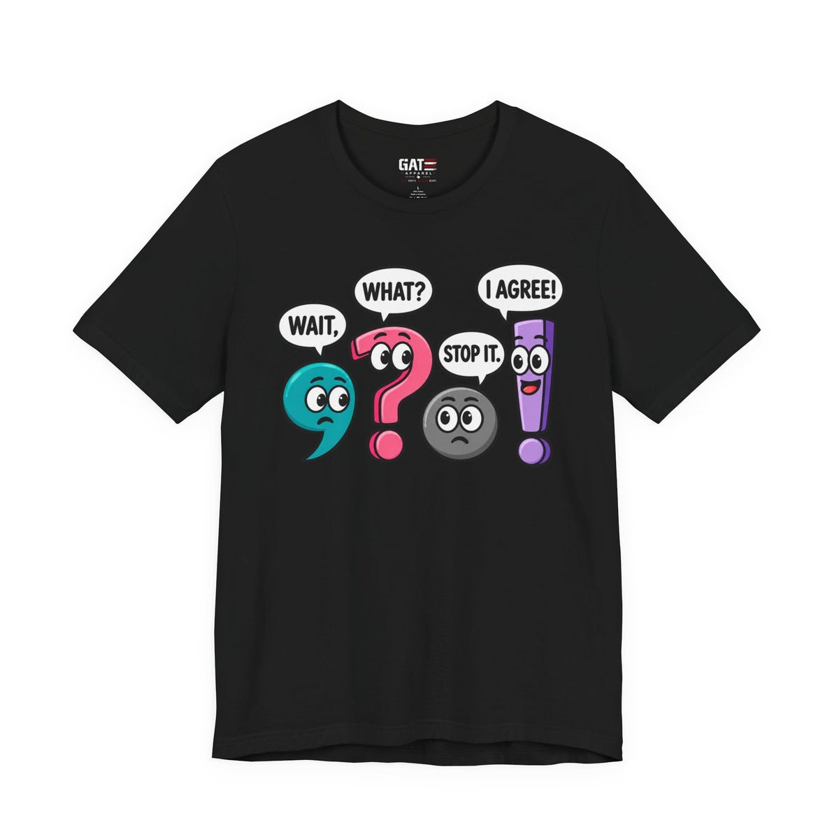 Punctuation Teacher Shirt | Funny Grammar Classroom Tee