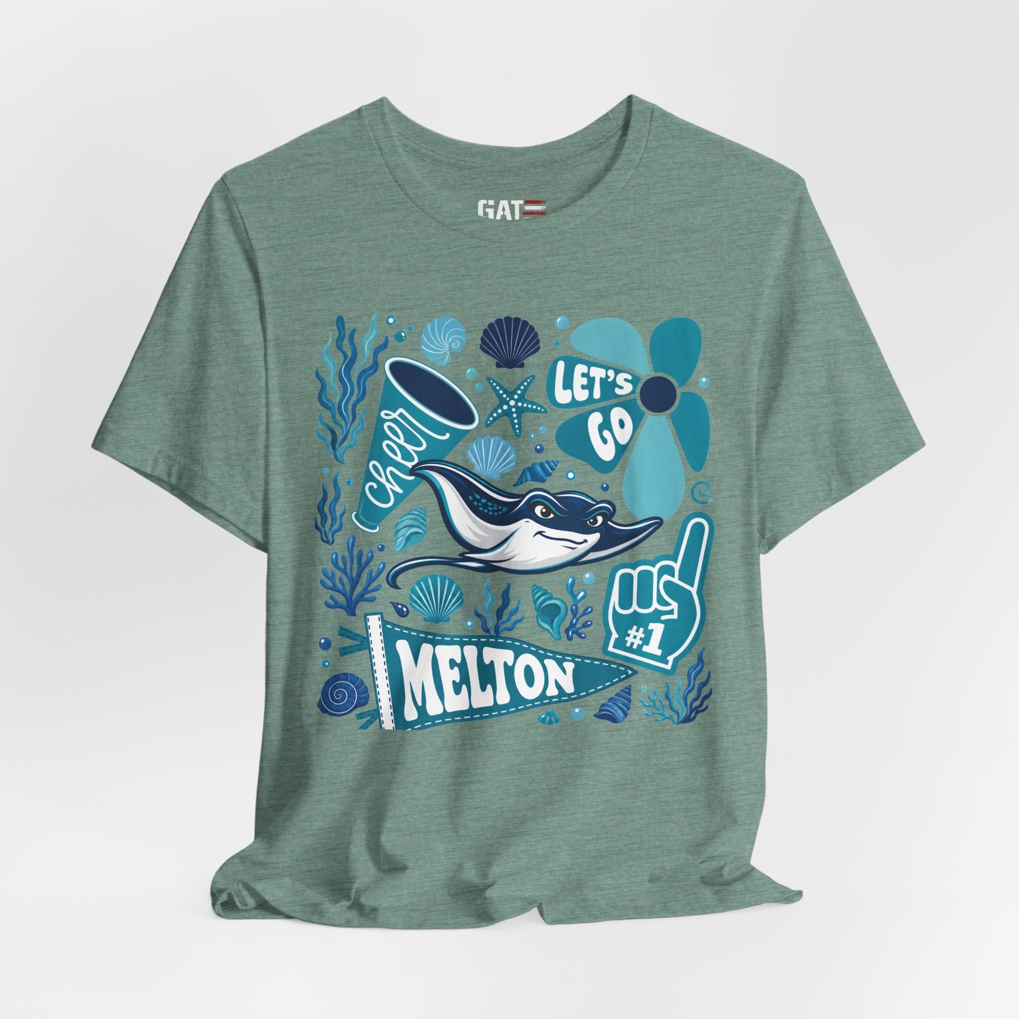 Melton Graphic Tee — 'Let's Go' Ocean Adventure T-Shirt