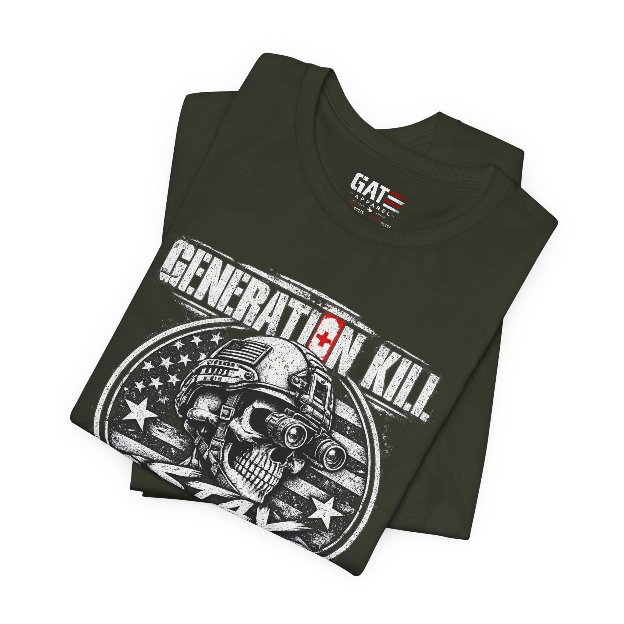 Stay Frosty Skull Tee — Military Veteran Retro Graphic T-Shirt