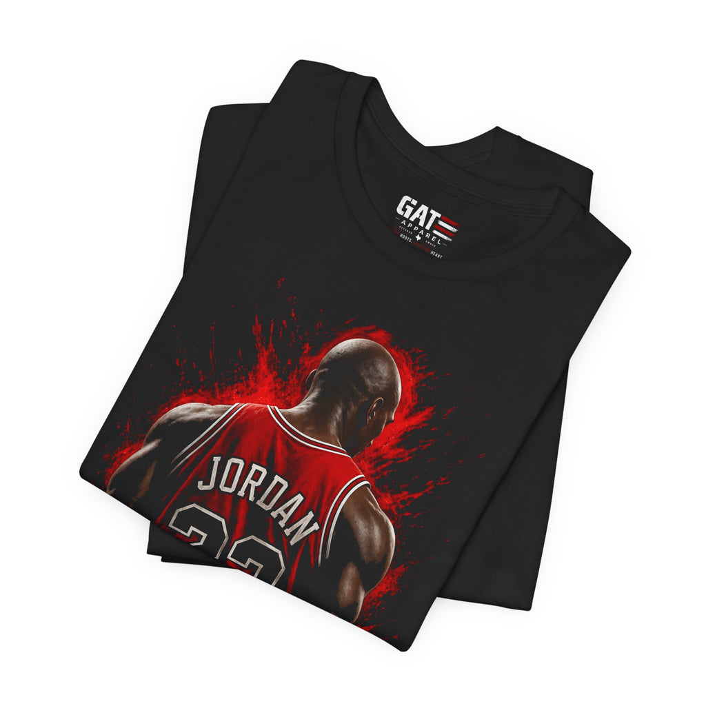 Michael Jordan 23 Backview Basketball T-Shirt – Retro NBA Fan Tee