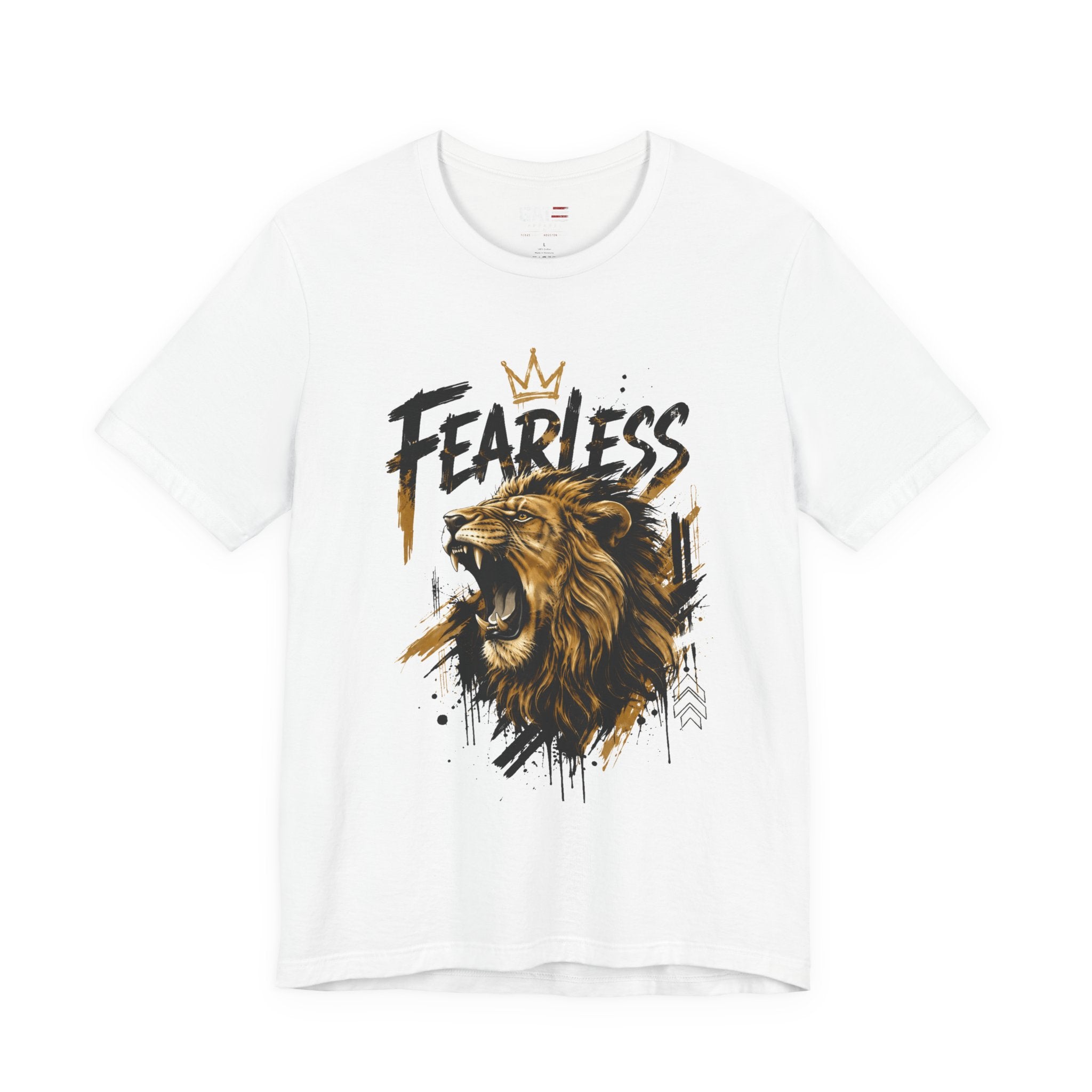 Fearless Lion Tee — Inspirational Graphic T-Shirt